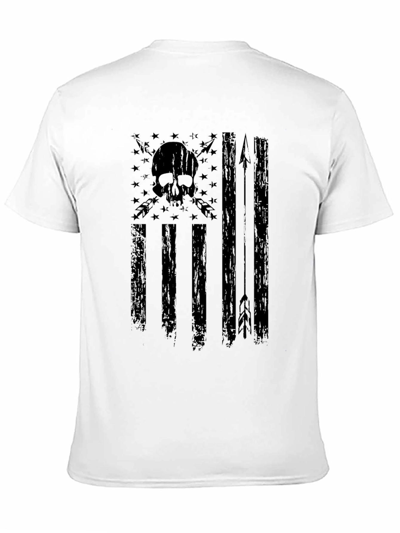 American Flag Skull & Arrow T-Shirt