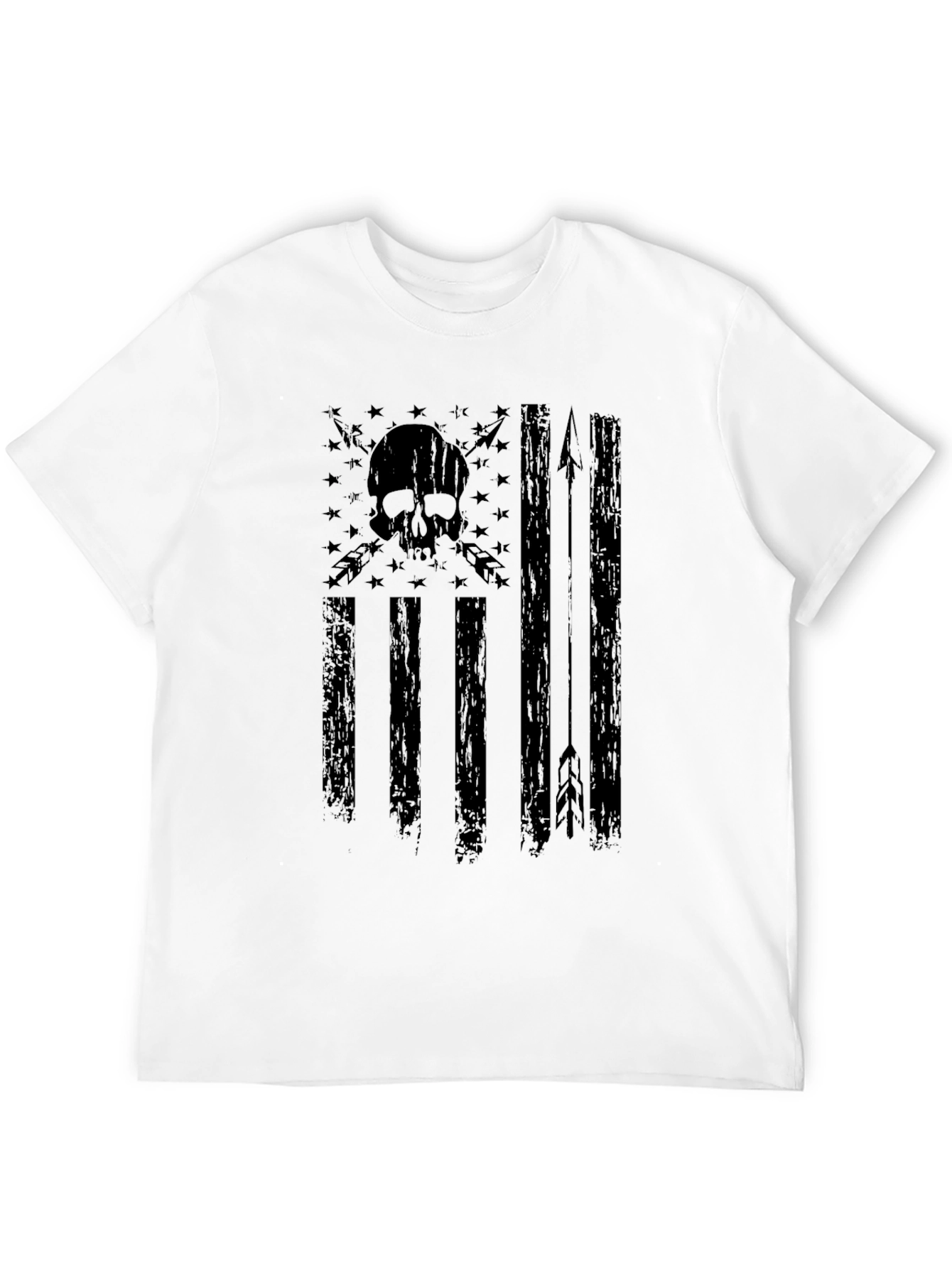 American Flag Skull & Arrow T-Shirt