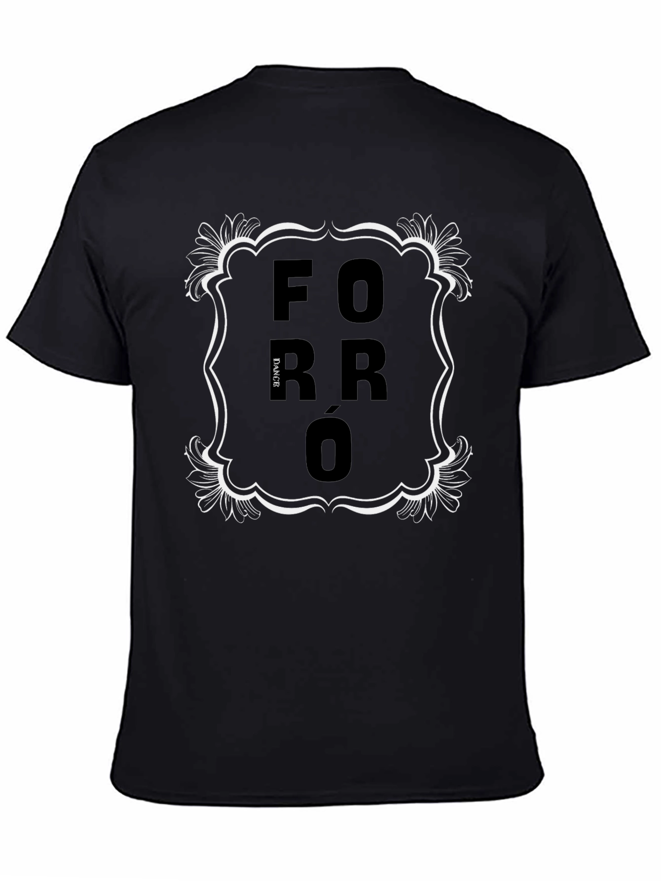 Forró Dance Black Graphic Tee