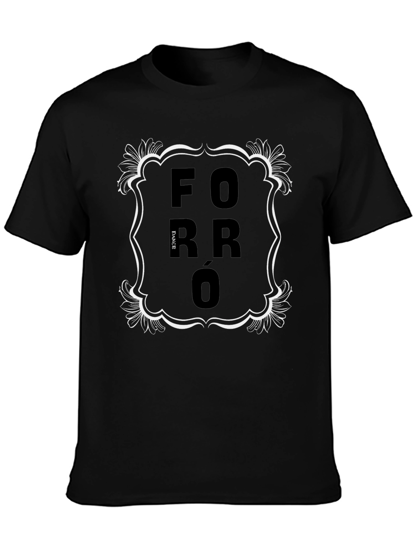 Forró Dance Black Graphic Tee