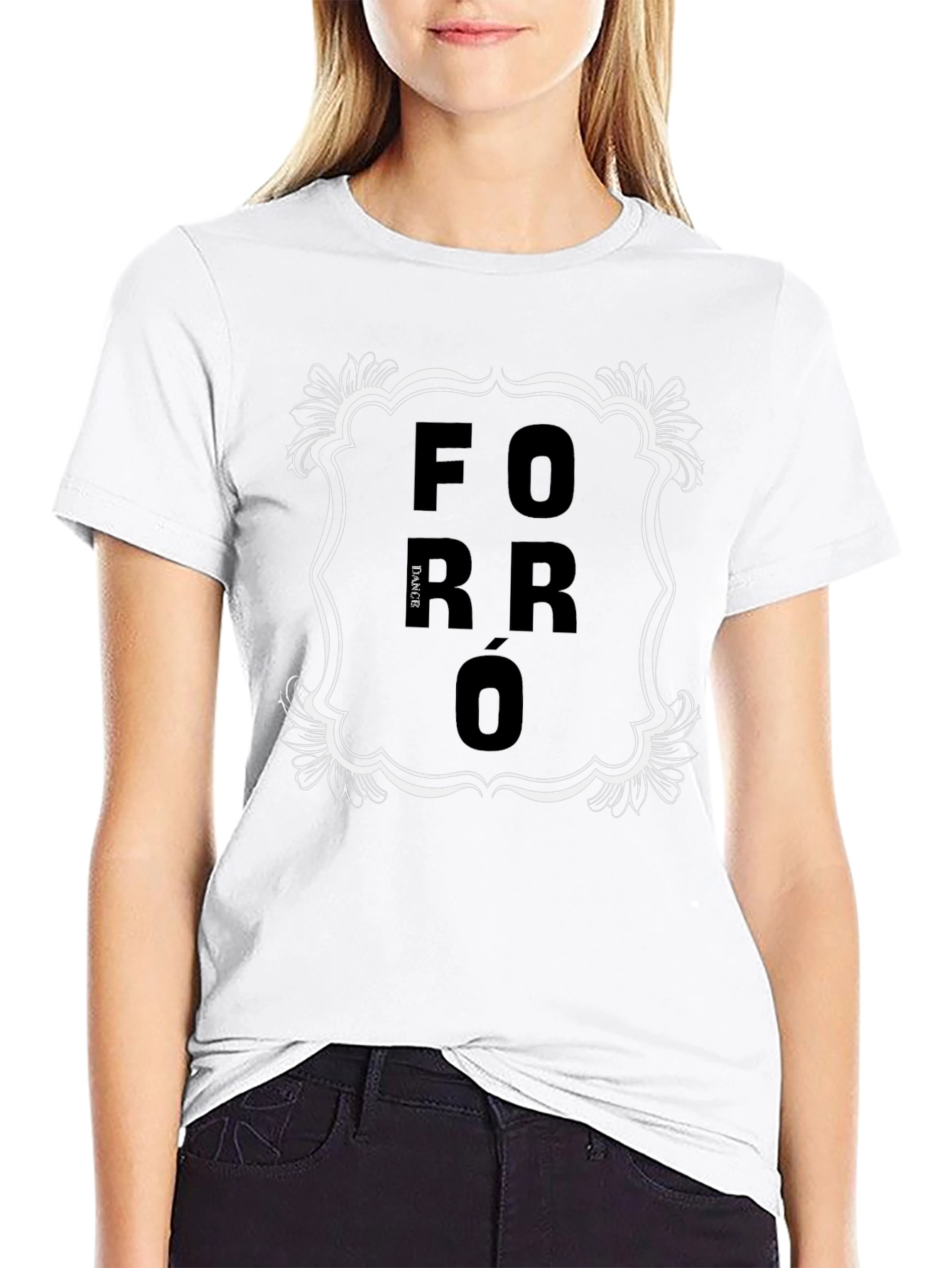 Forró Dance Black Graphic Tee