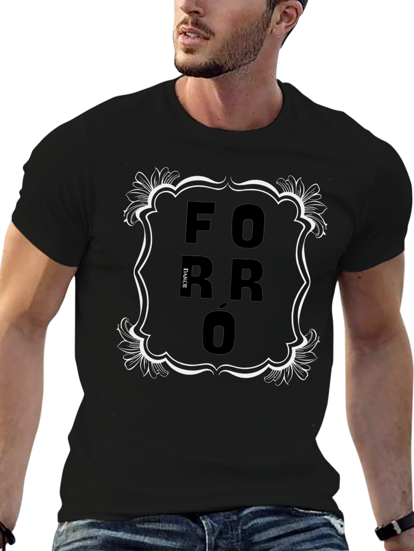Forró Dance Black Graphic Tee