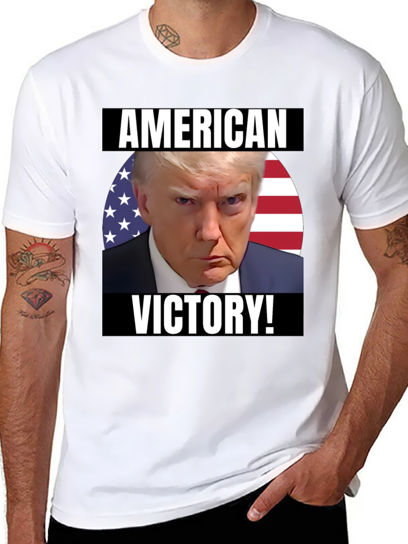 American Victory T-Shirt - Trump Patriot Tee