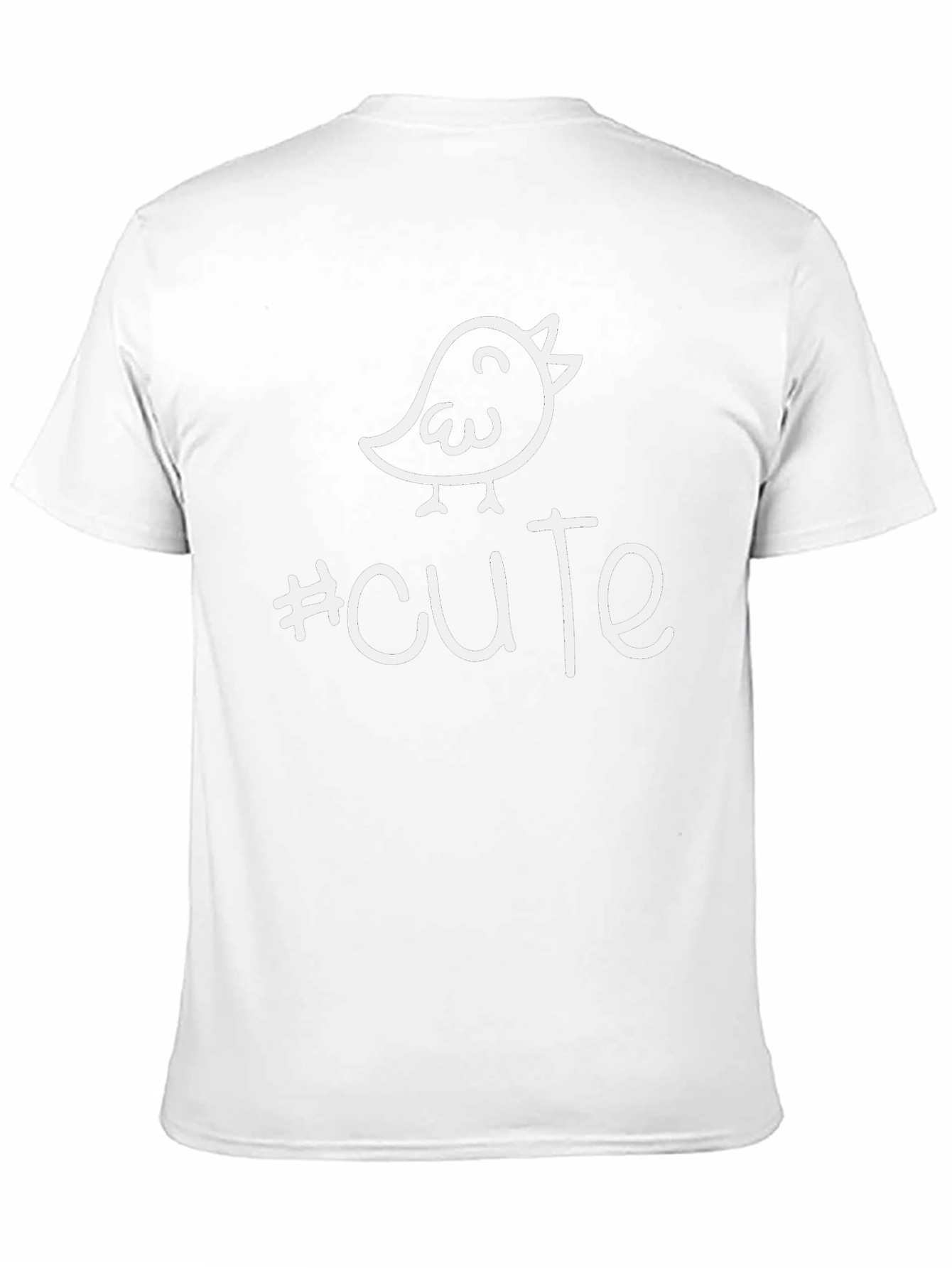 Cute Bird Graphic Tee - Unisex Black T-Shirt