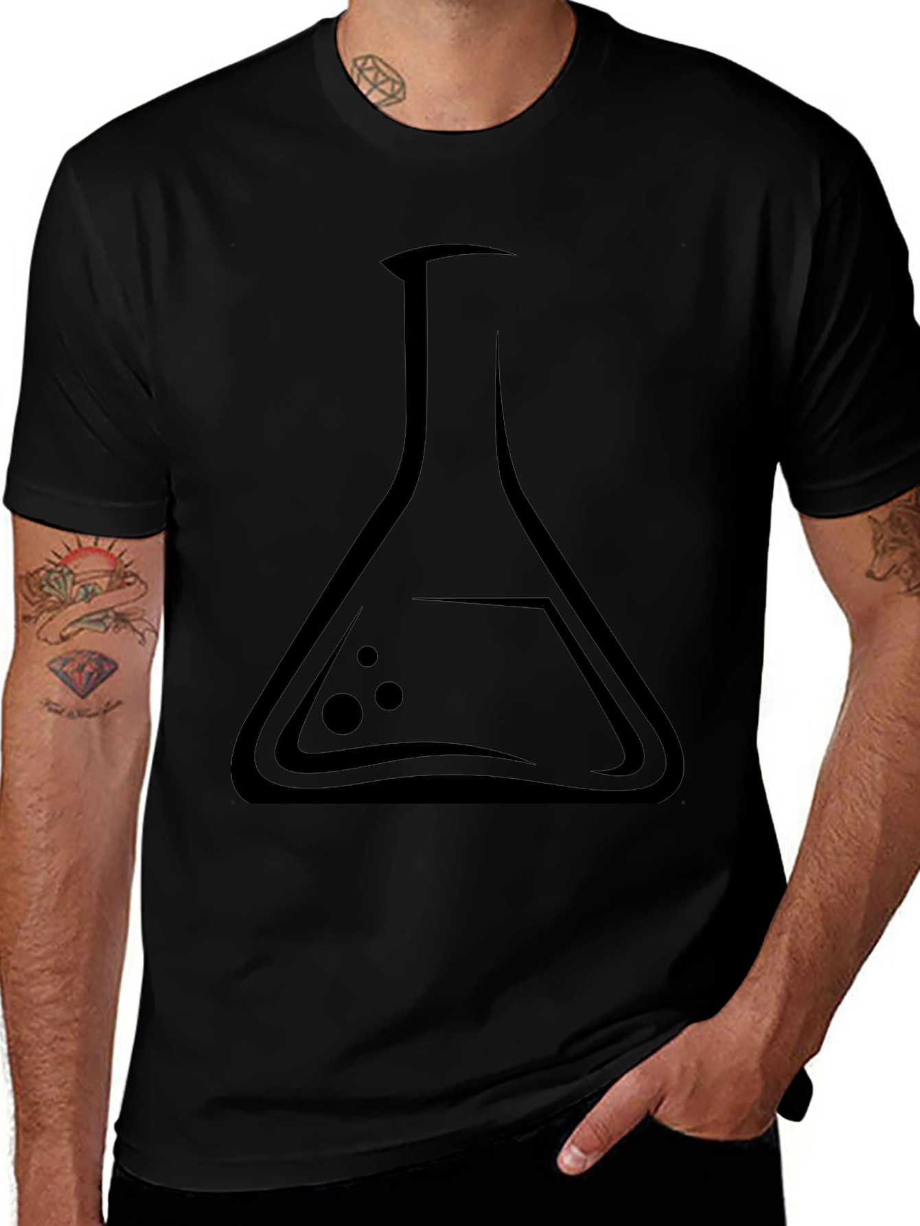 Science Beaker Graphic Tee - Cool Experiment Design