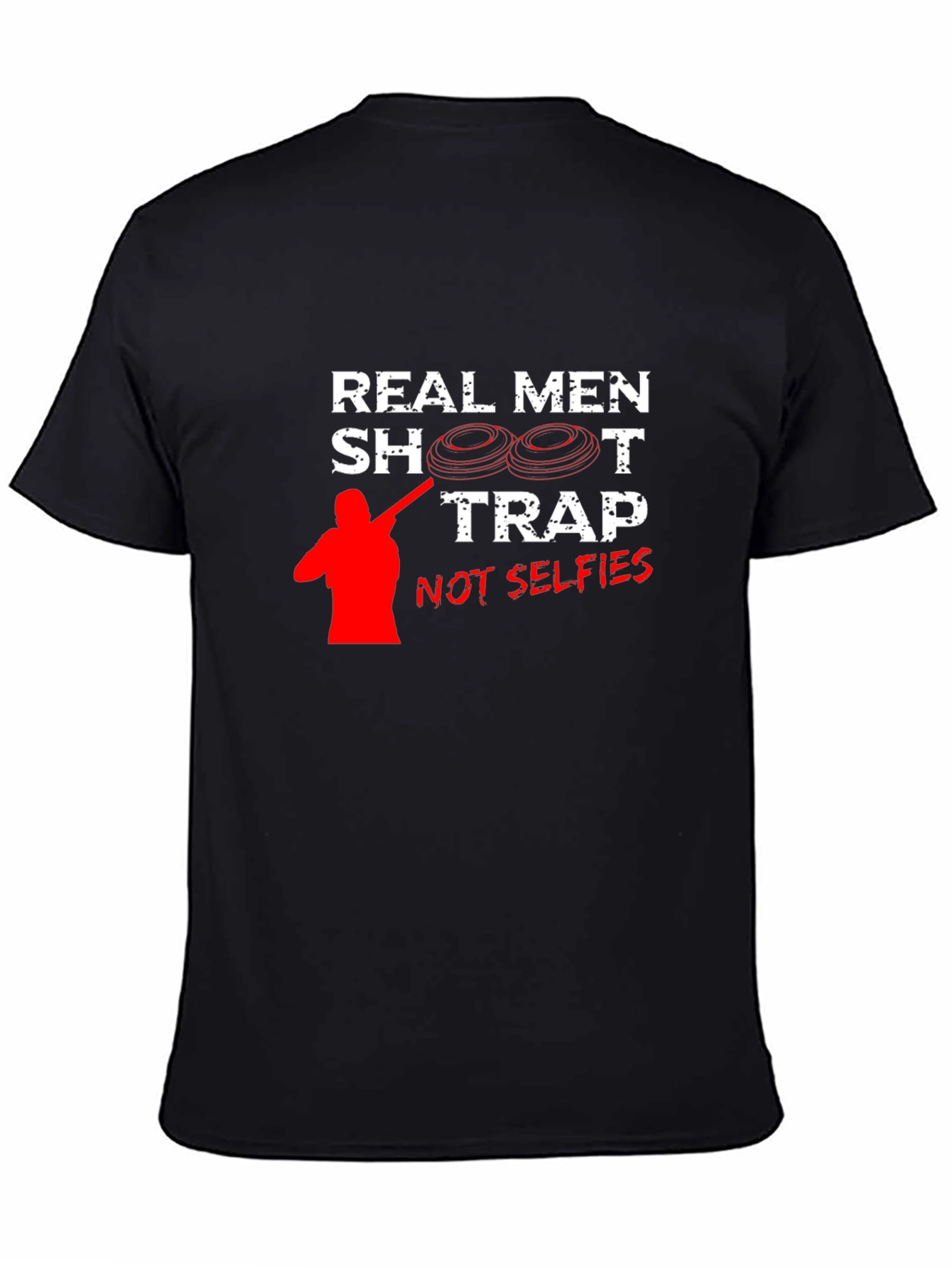 Real Men Shoot Trap T-Shirt - Skeet Shooting Tee