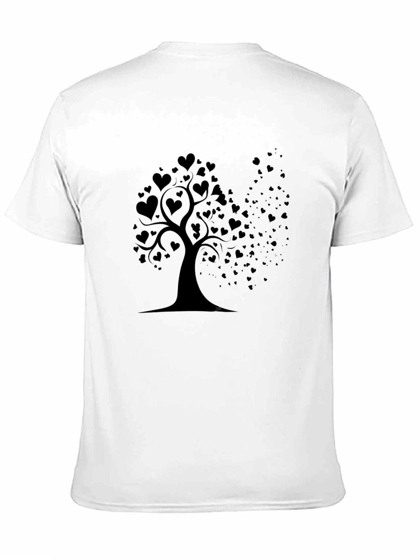 Heart Tree Graphic Tee - Black