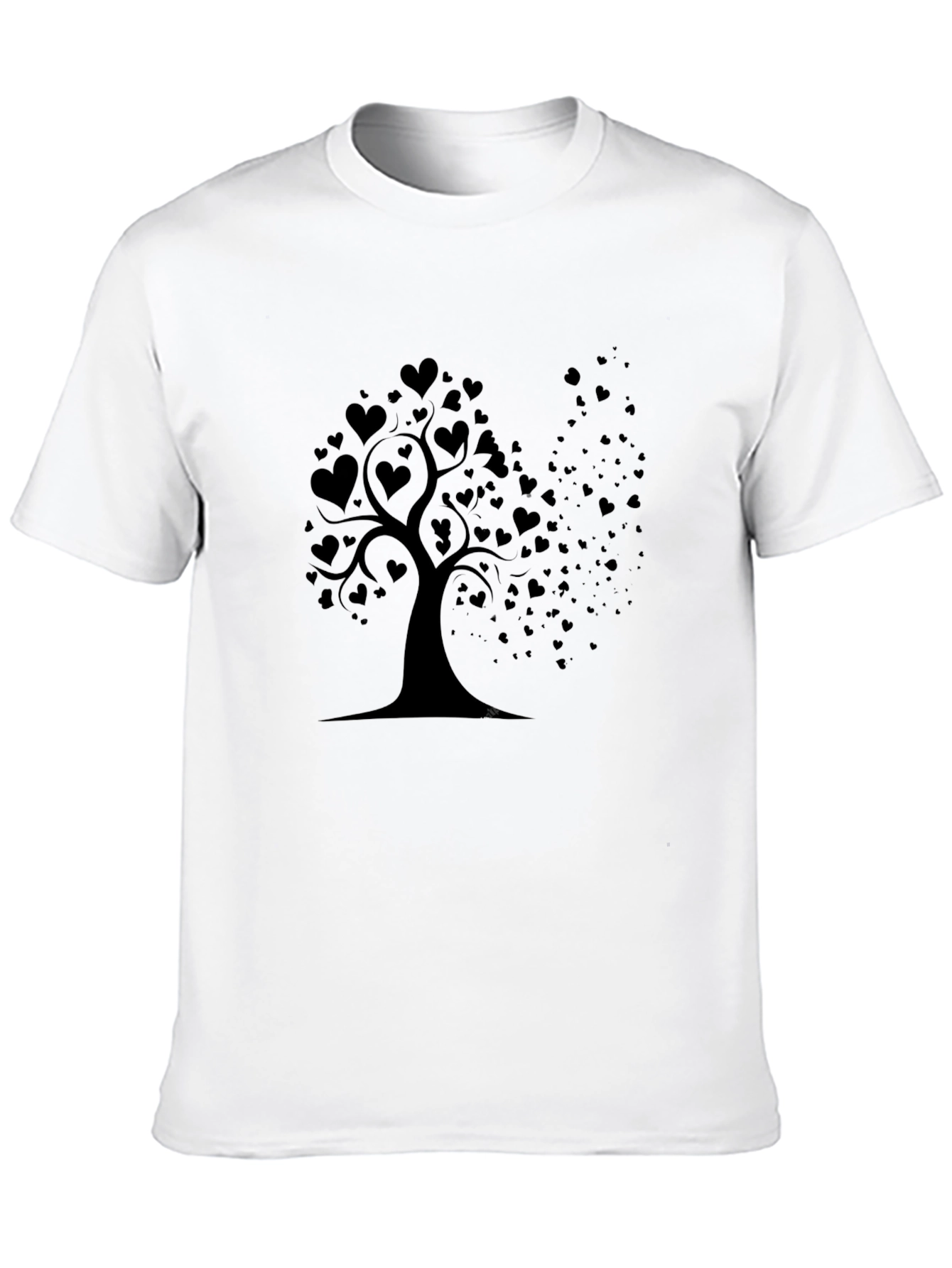 Heart Tree Graphic Tee - Black