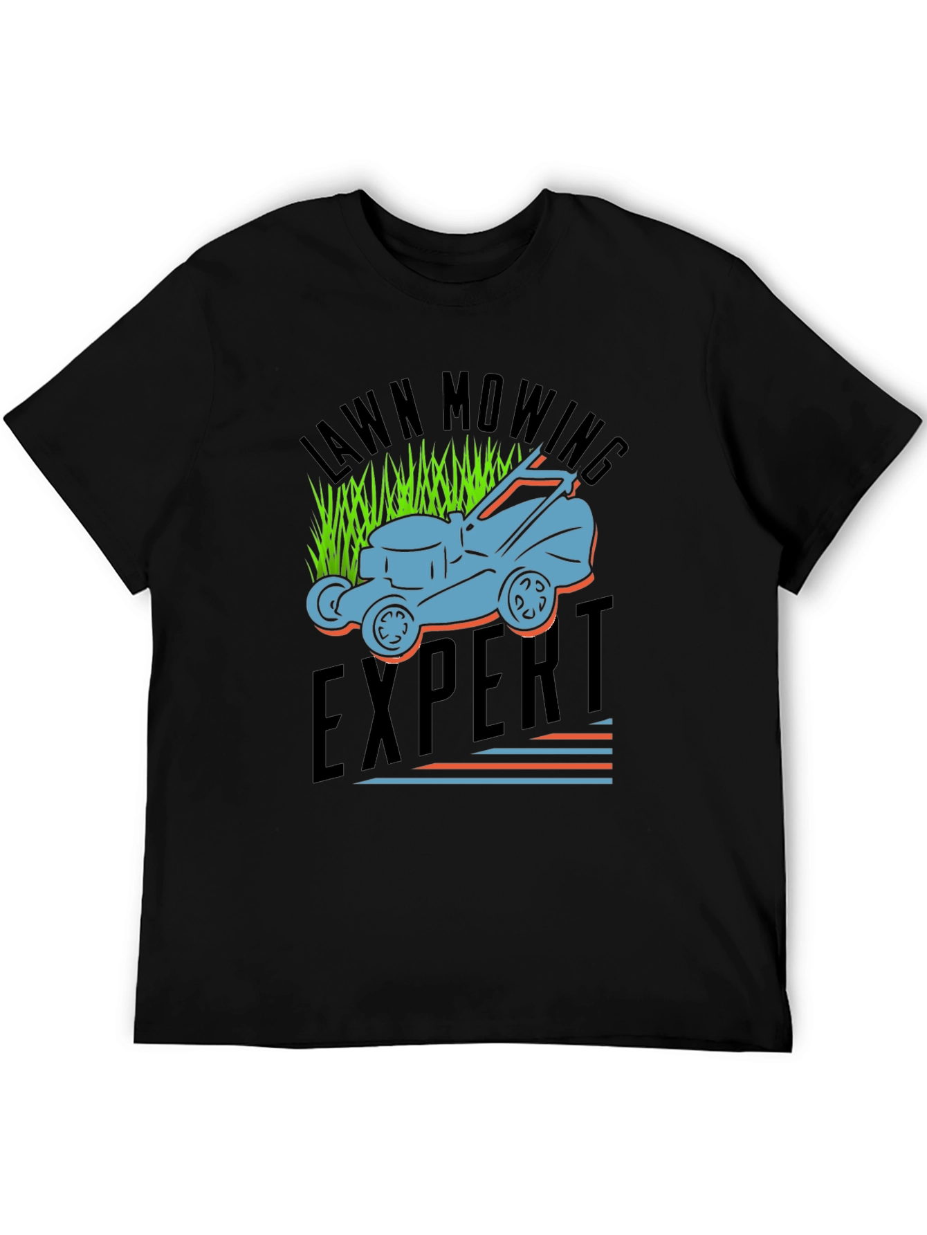 Lawn Mowing Expert Graphic T-Shirt - Comfortable Fit