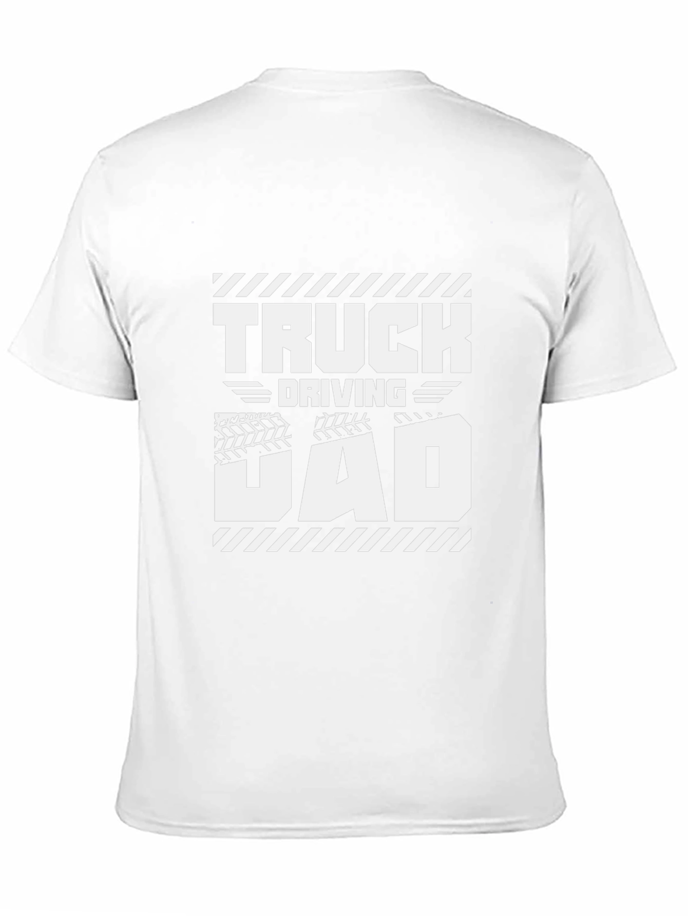 Truck Driving Dad Black Graphic T-Shirt