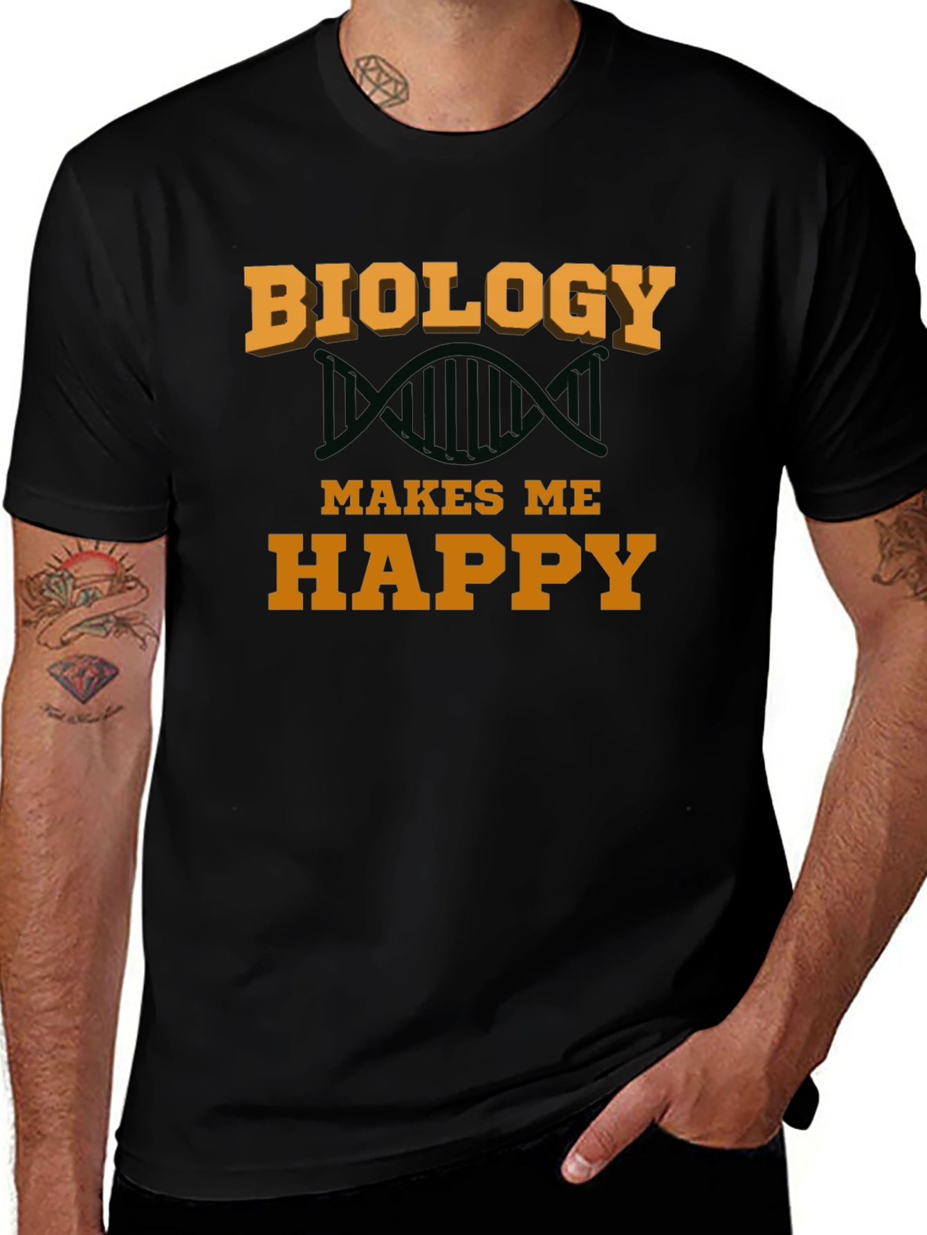 Biology Makes Me Happy T-Shirt