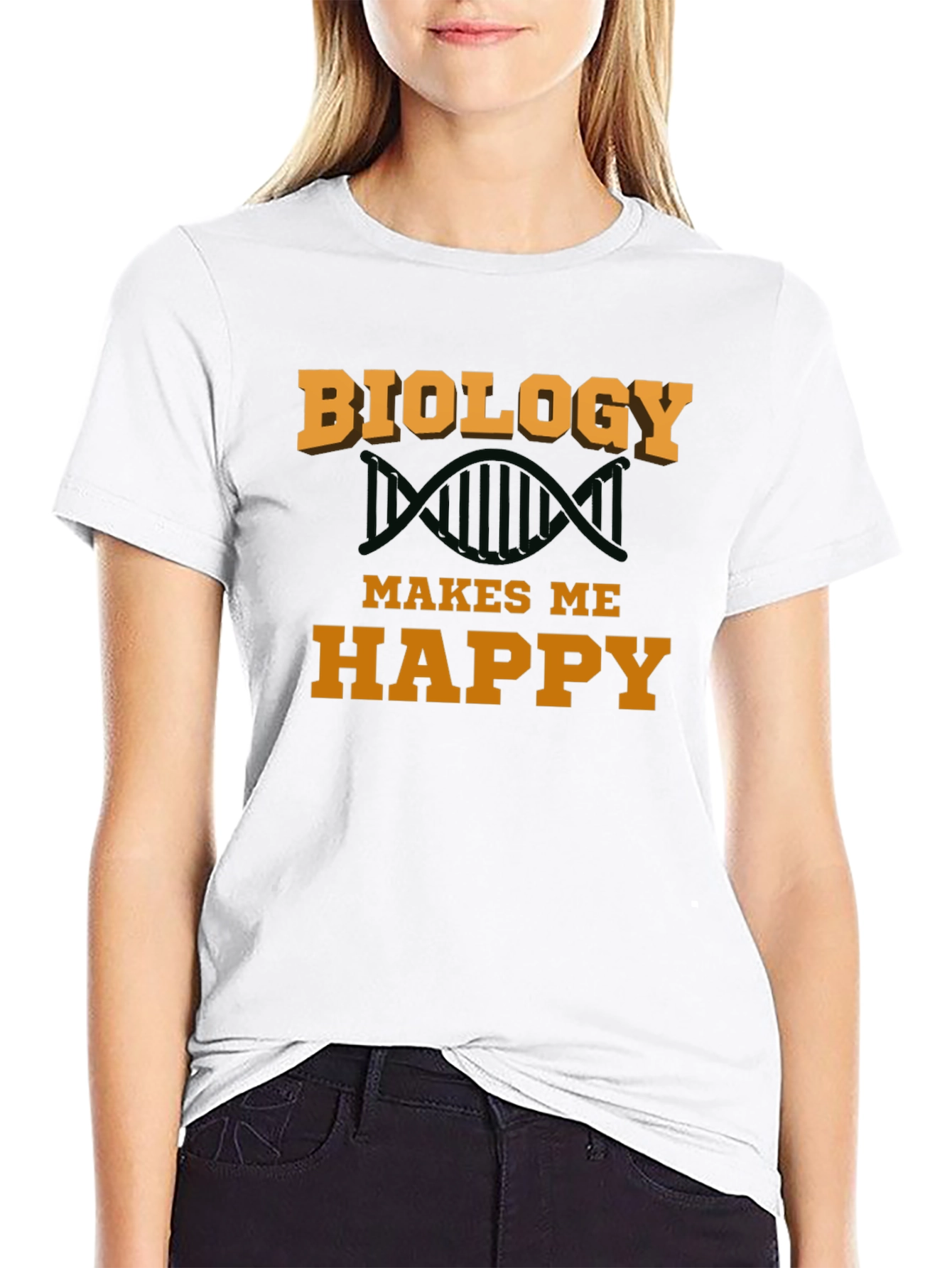 Biology Makes Me Happy T-Shirt