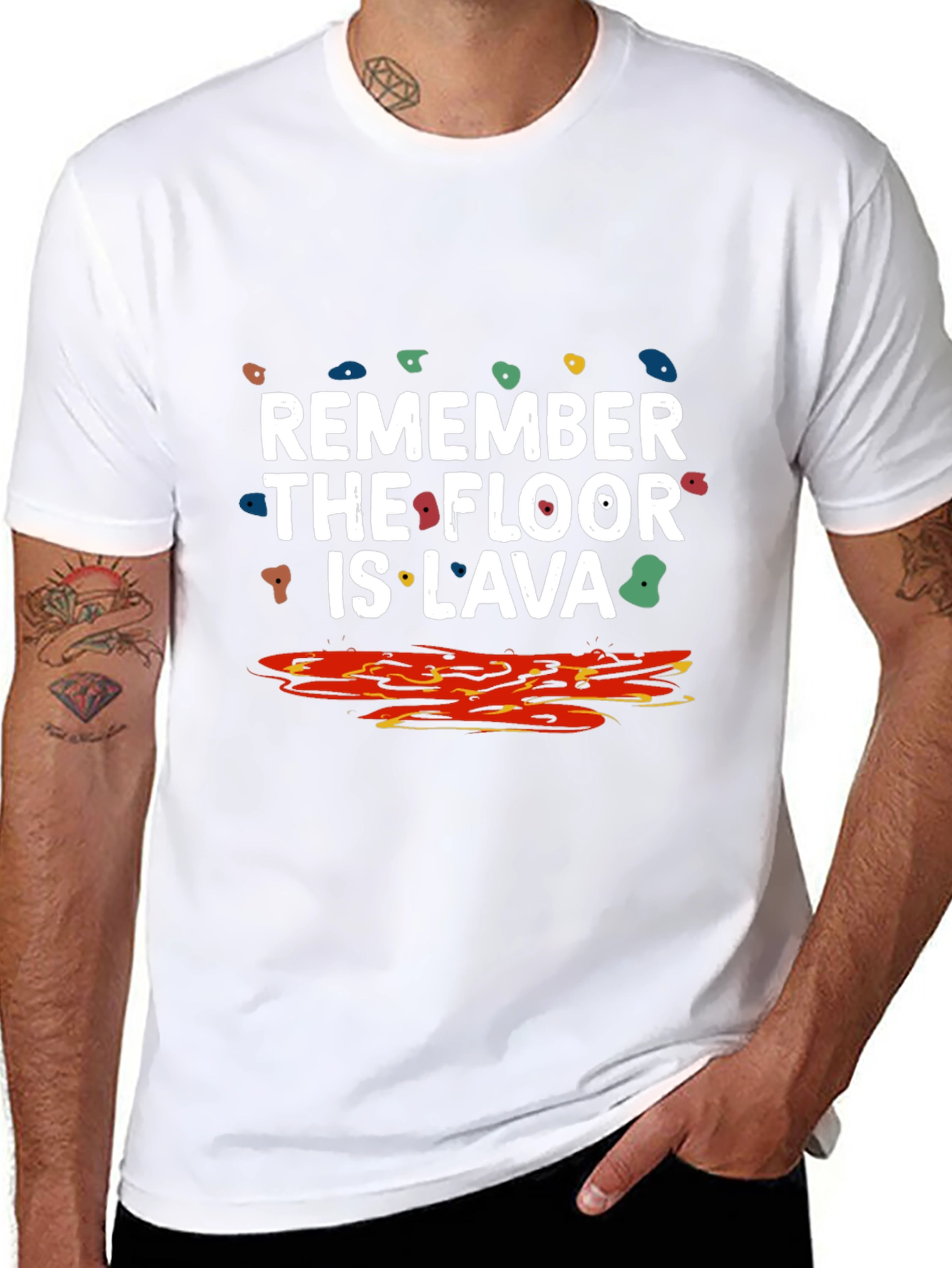 Remember the Floor Is Lava Climbing T-Shirt