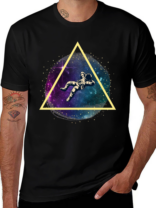 Astronaut Triangle Graphic Tee