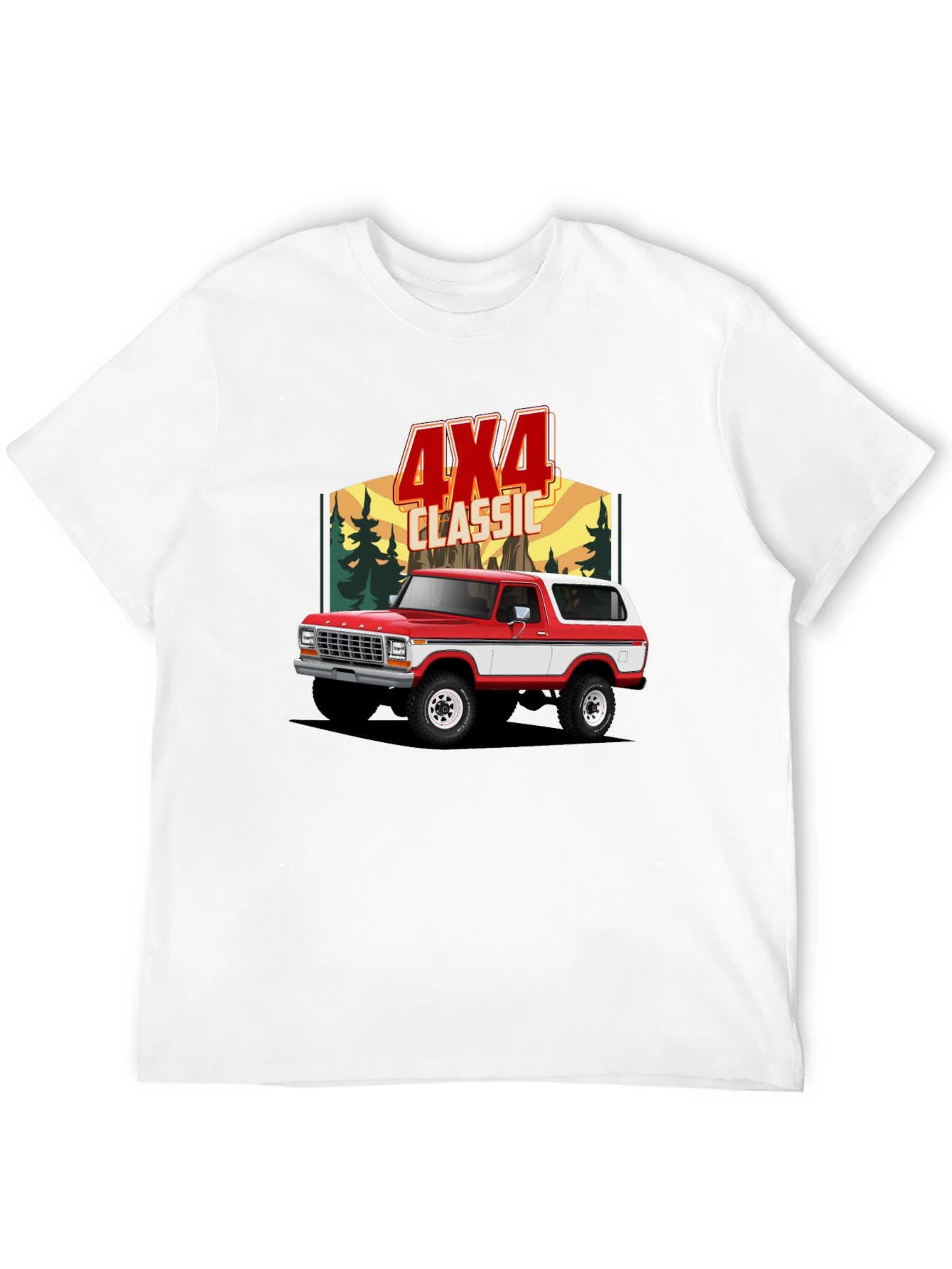 4x4 Classic Truck Graphic T-Shirt