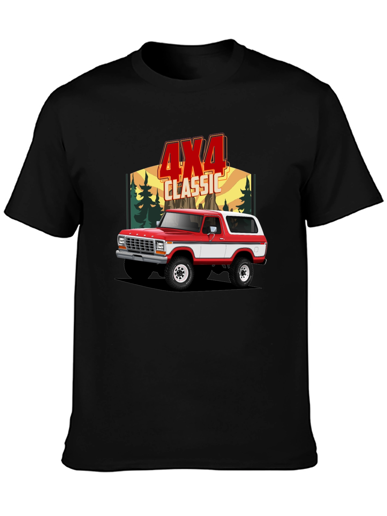 4x4 Classic Truck Graphic T-Shirt