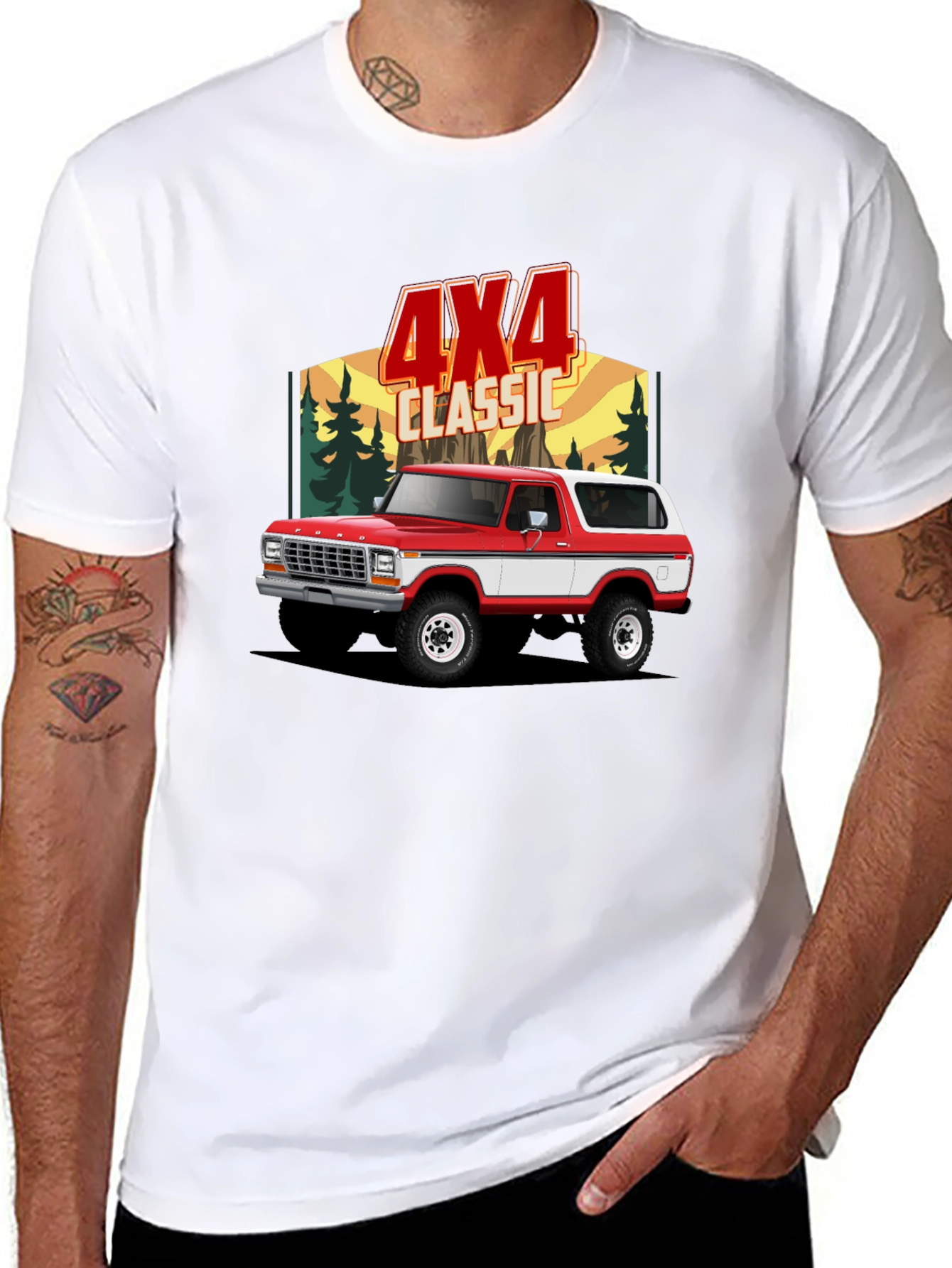 4x4 Classic Truck Graphic T-Shirt