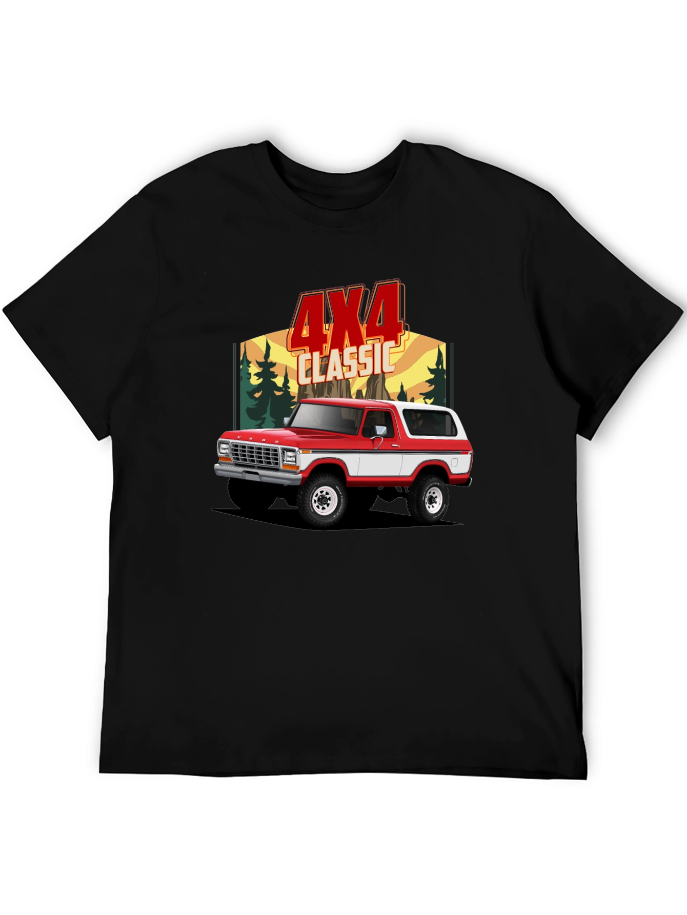 4x4 Classic Truck Graphic T-Shirt