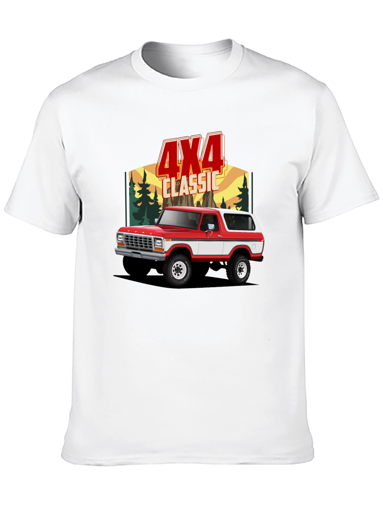 4x4 Classic Truck Graphic T-Shirt
