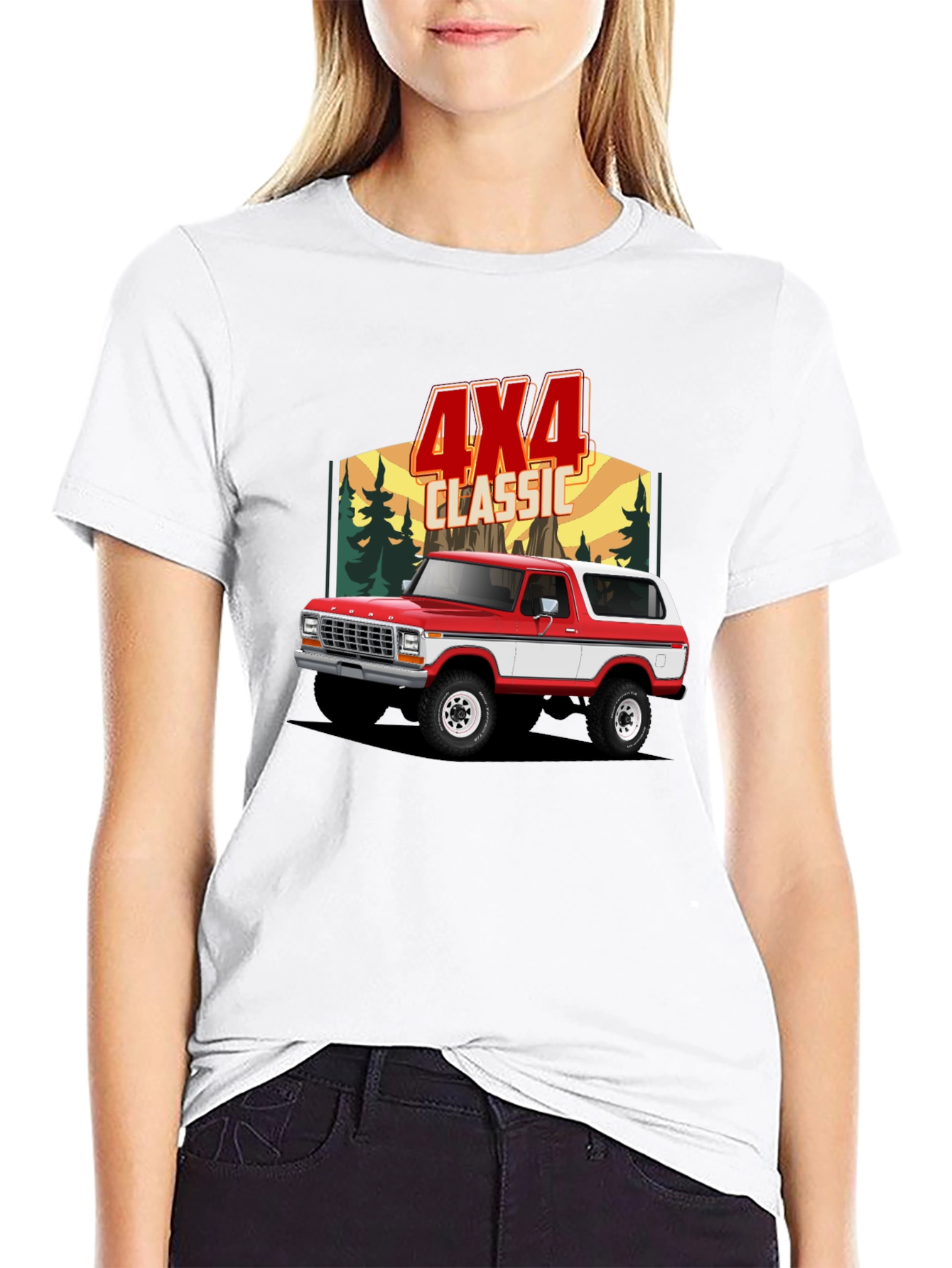 4x4 Classic Truck Graphic T-Shirt