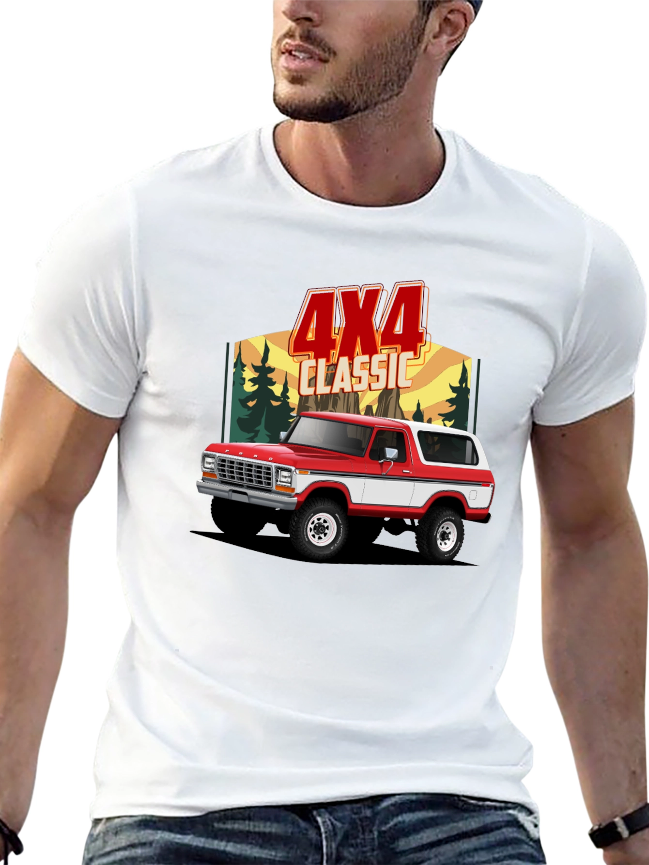 4x4 Classic Truck Graphic T-Shirt