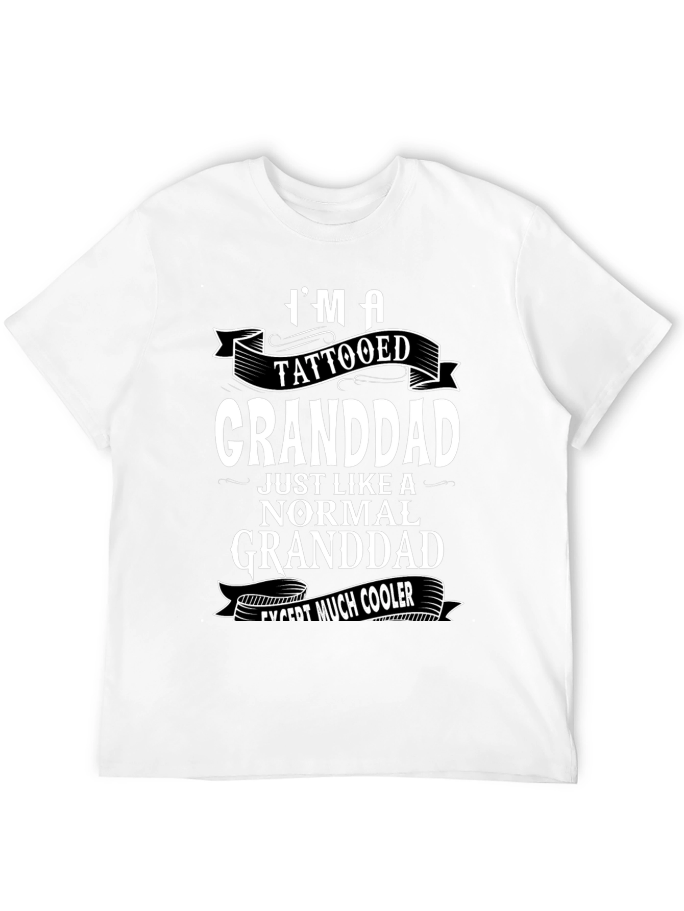 Tattooed Granddad Tee: Cool Grandpa Style!