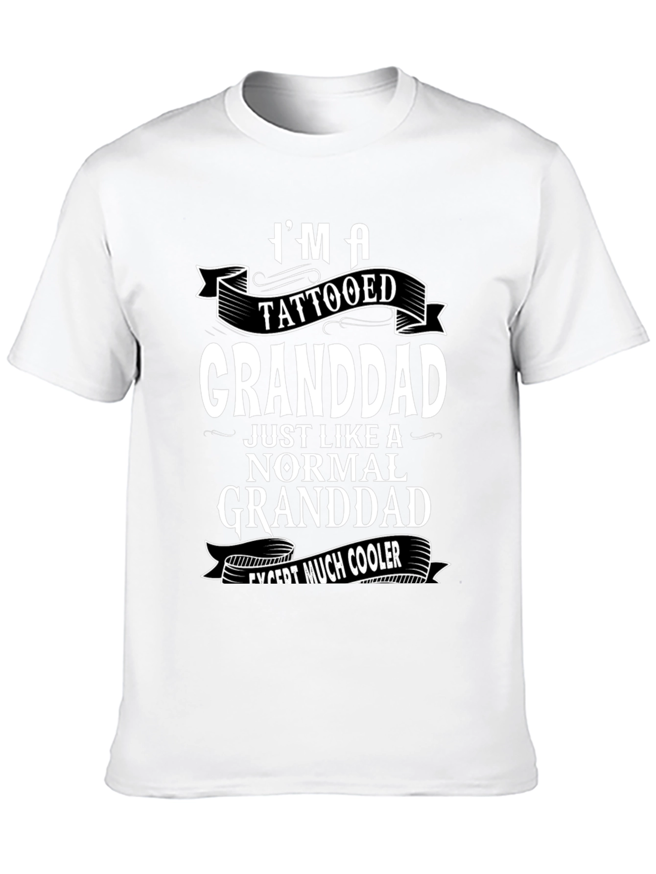 Tattooed Granddad Tee: Cool Grandpa Style!