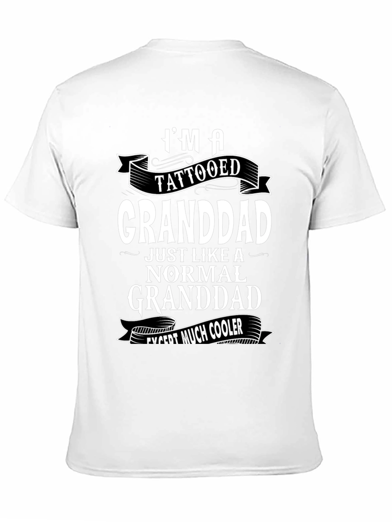 Tattooed Granddad Tee: Cool Grandpa Style!