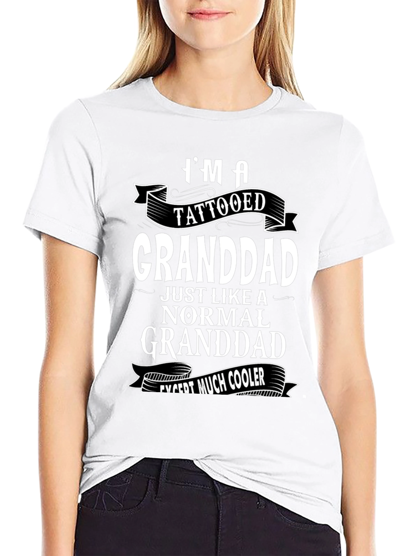 Tattooed Granddad Tee: Cool Grandpa Style!