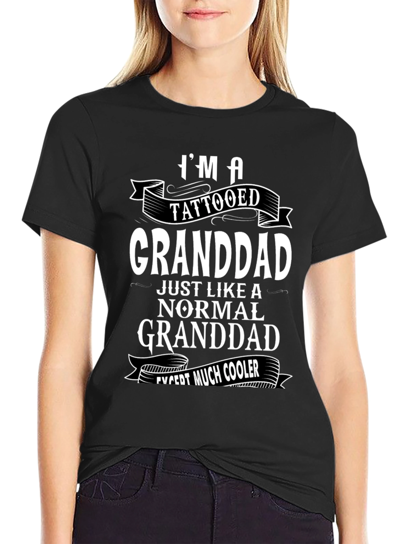 Tattooed Granddad Tee: Cool Grandpa Style!