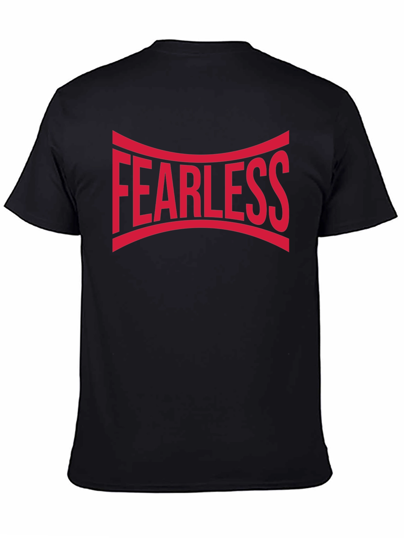 Fearless Graphic Tee - Black Cotton Blend