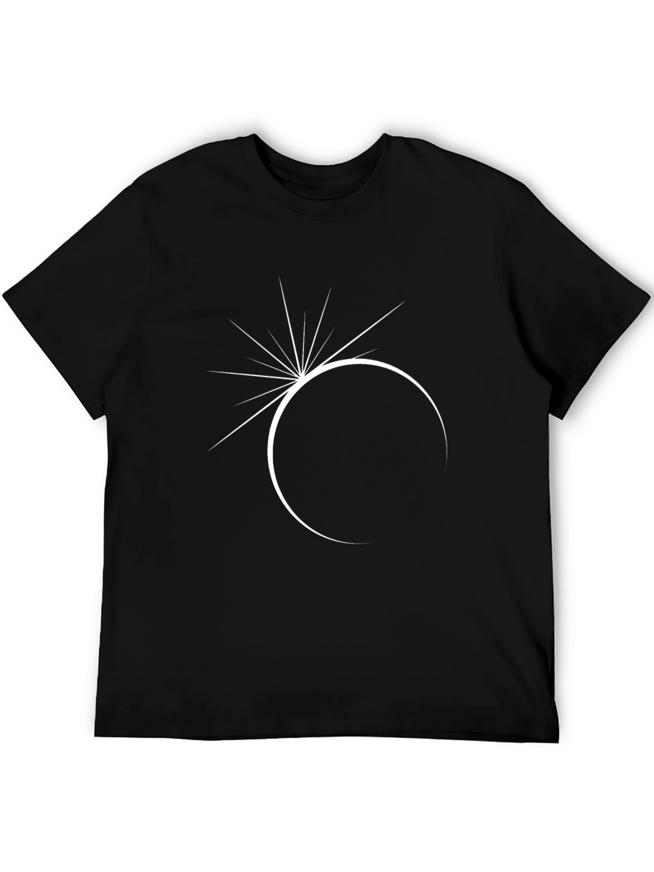 Eclipse Graphic Tee - Modern Black T-Shirt