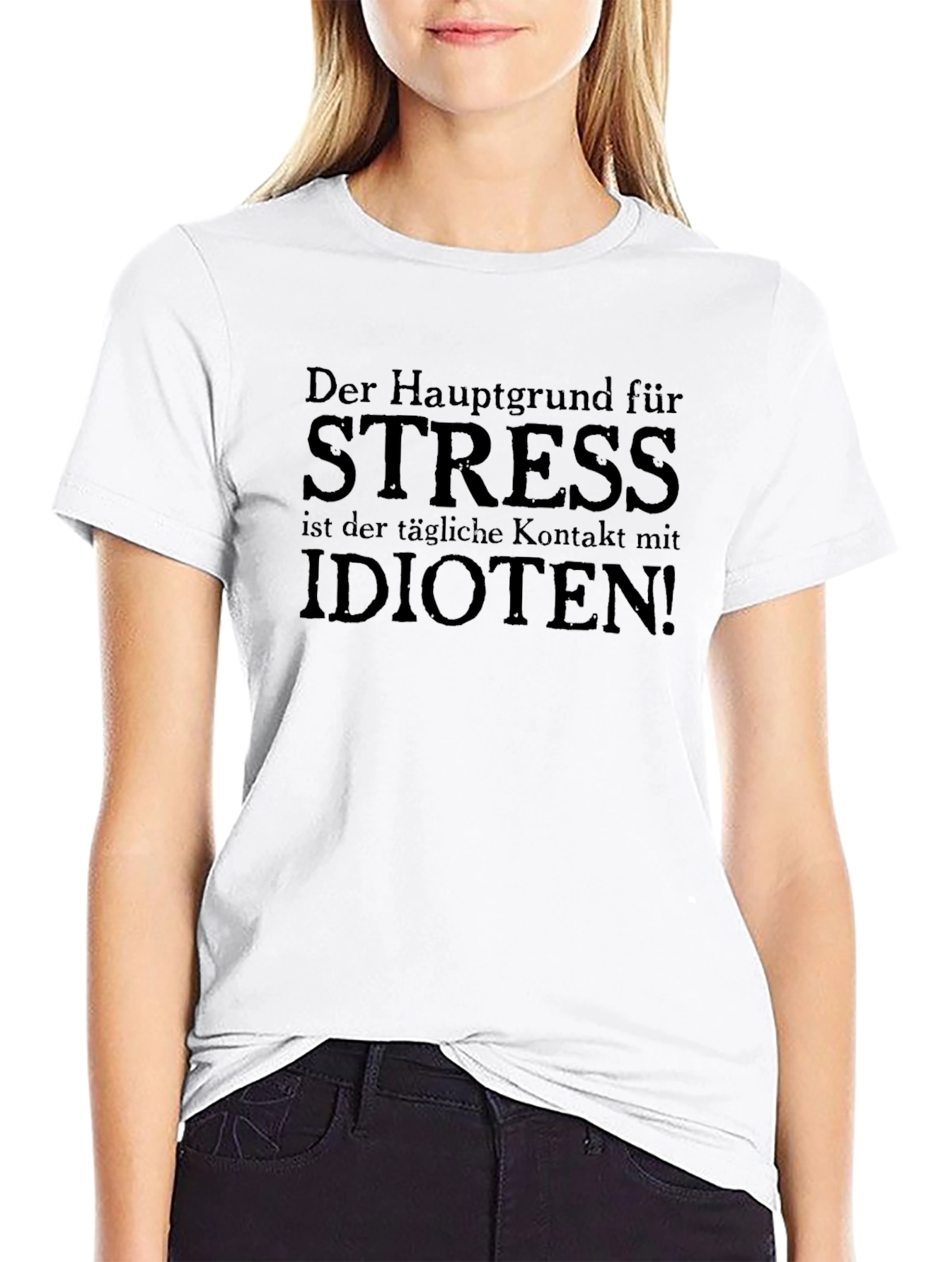 Stress Idiots T-Shirt Humor Graphic Novelty Tee