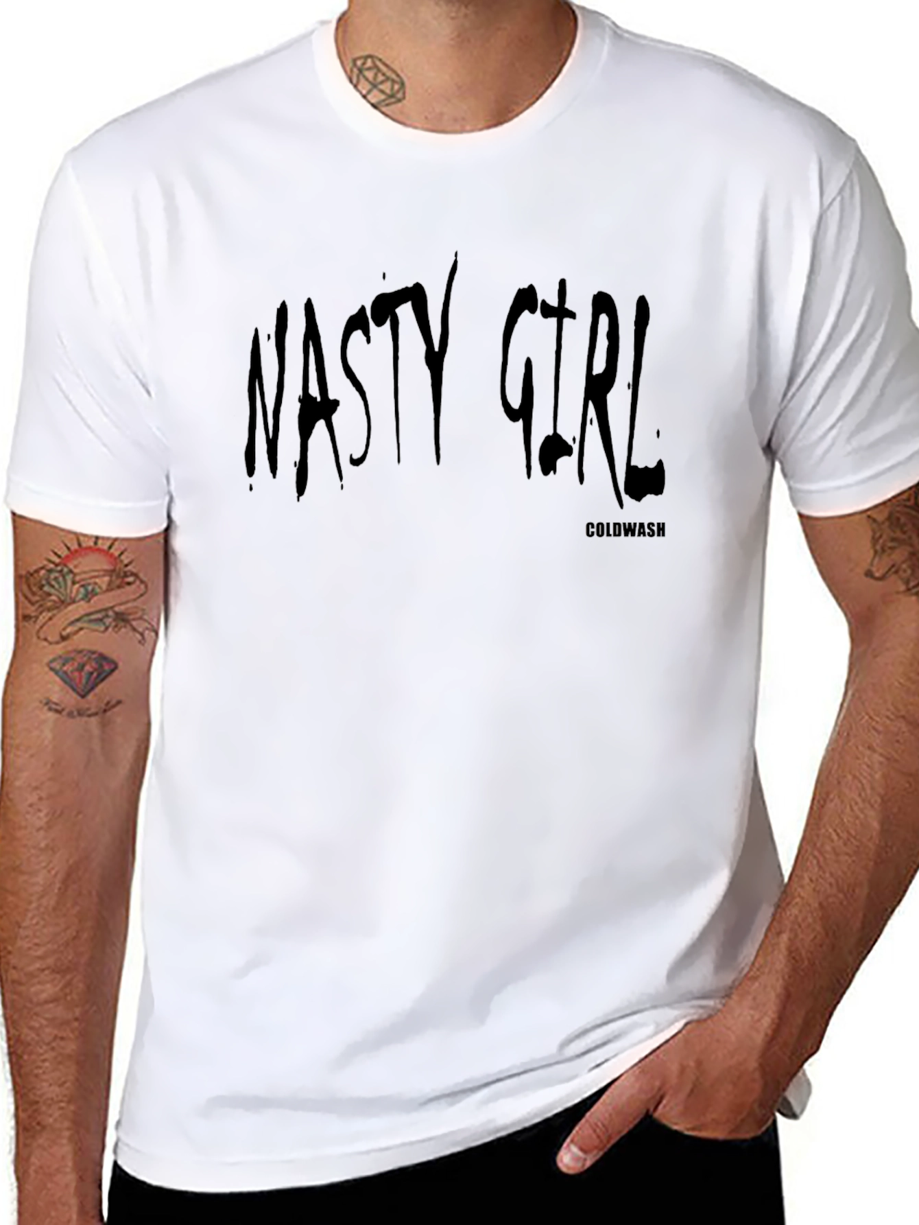 Nasty Girl Black Graphic T-Shirt