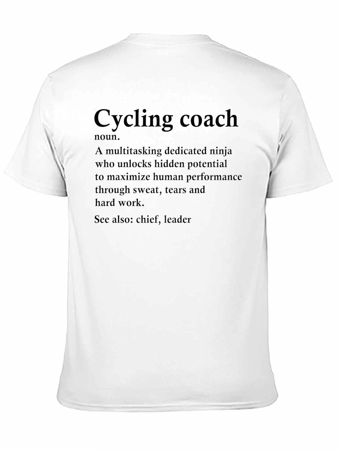 Cycling Coach Definition T-Shirt