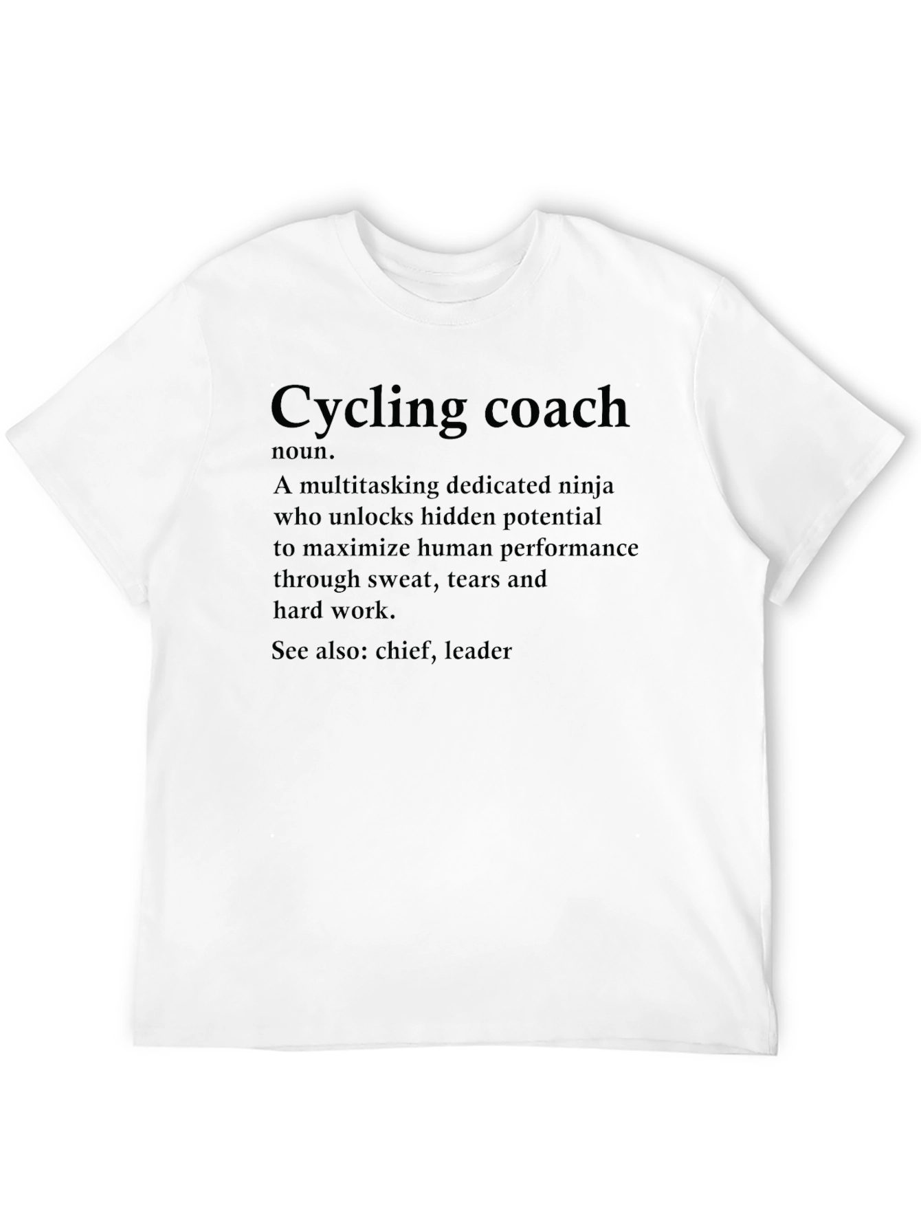 Cycling Coach Definition T-Shirt