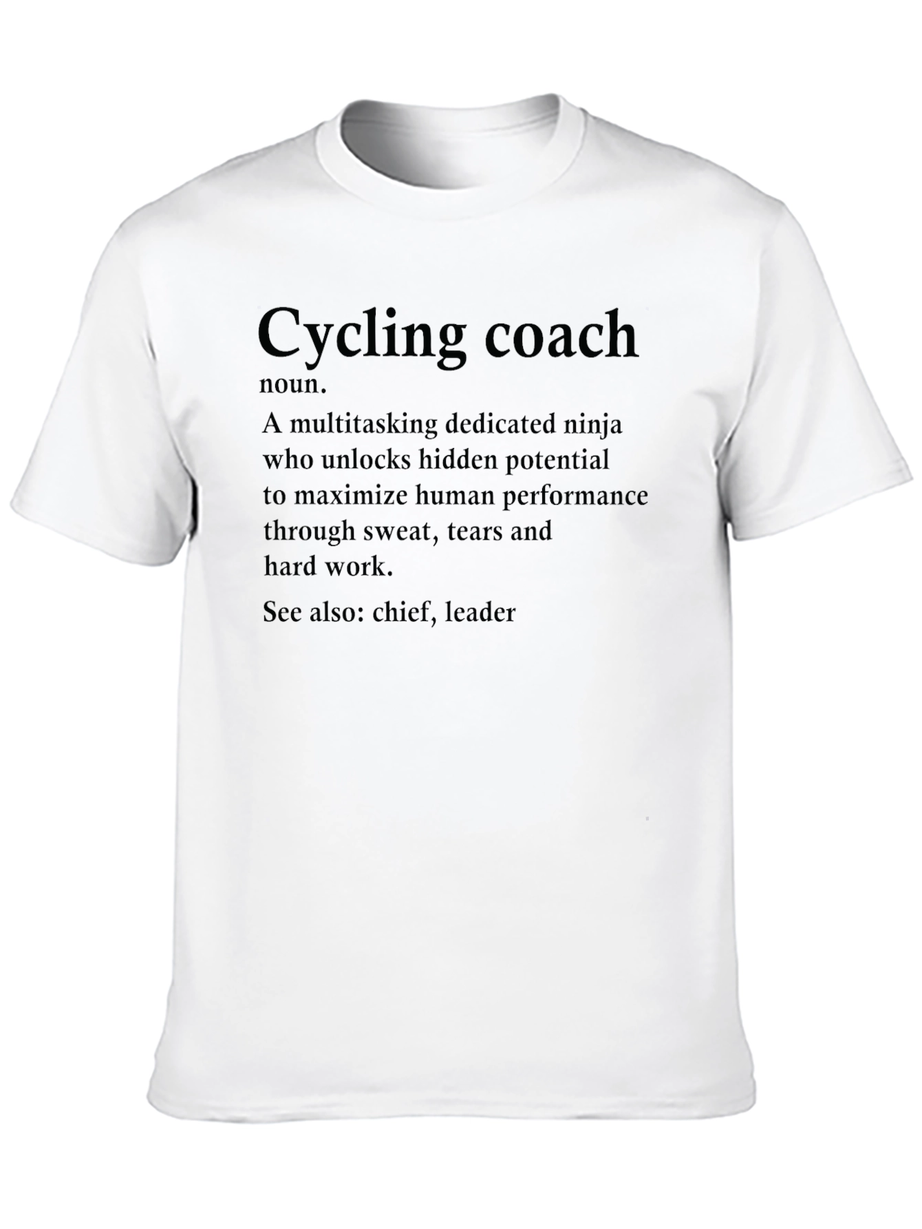 Cycling Coach Definition T-Shirt