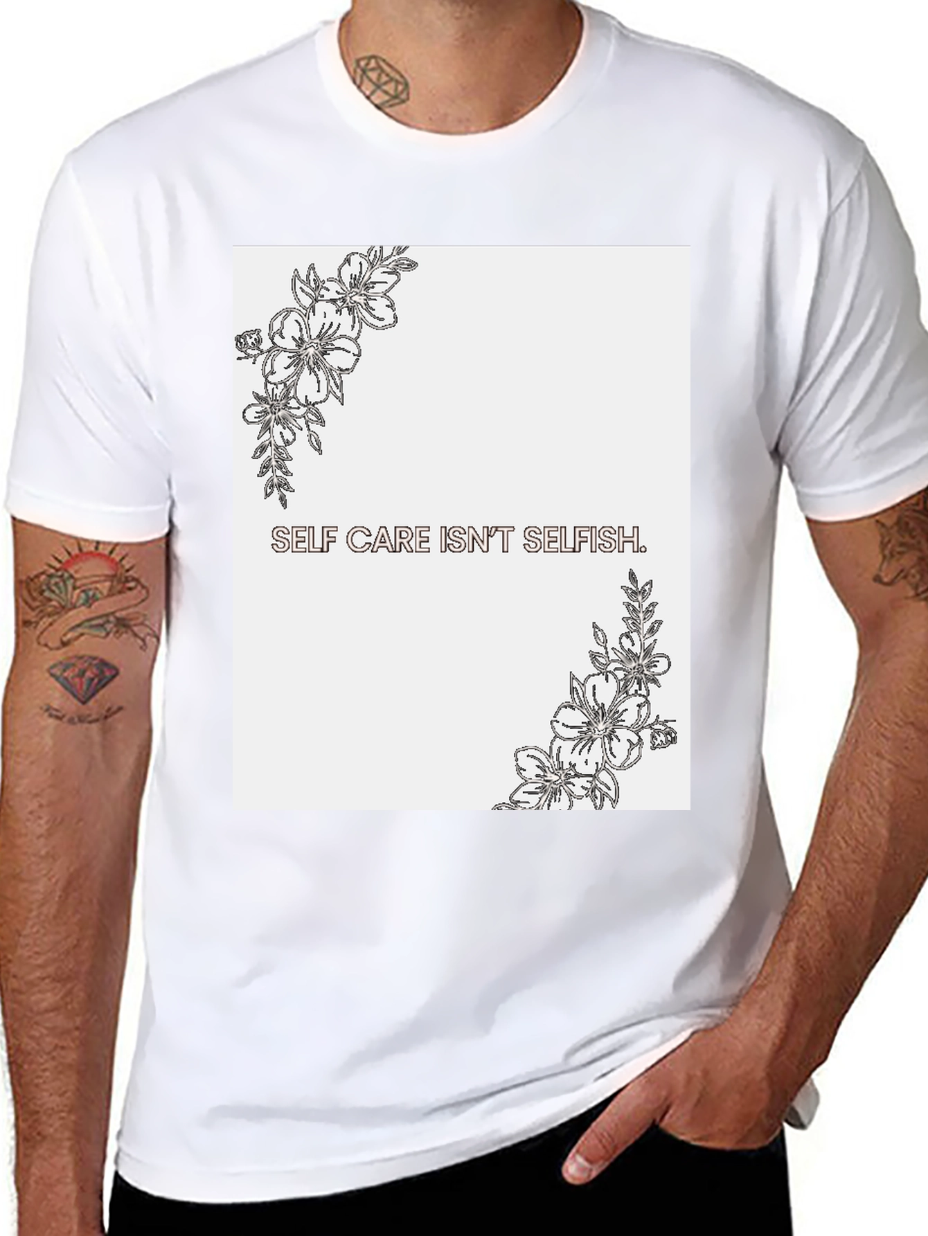Self Care Isnt Selfish Graphic Tee