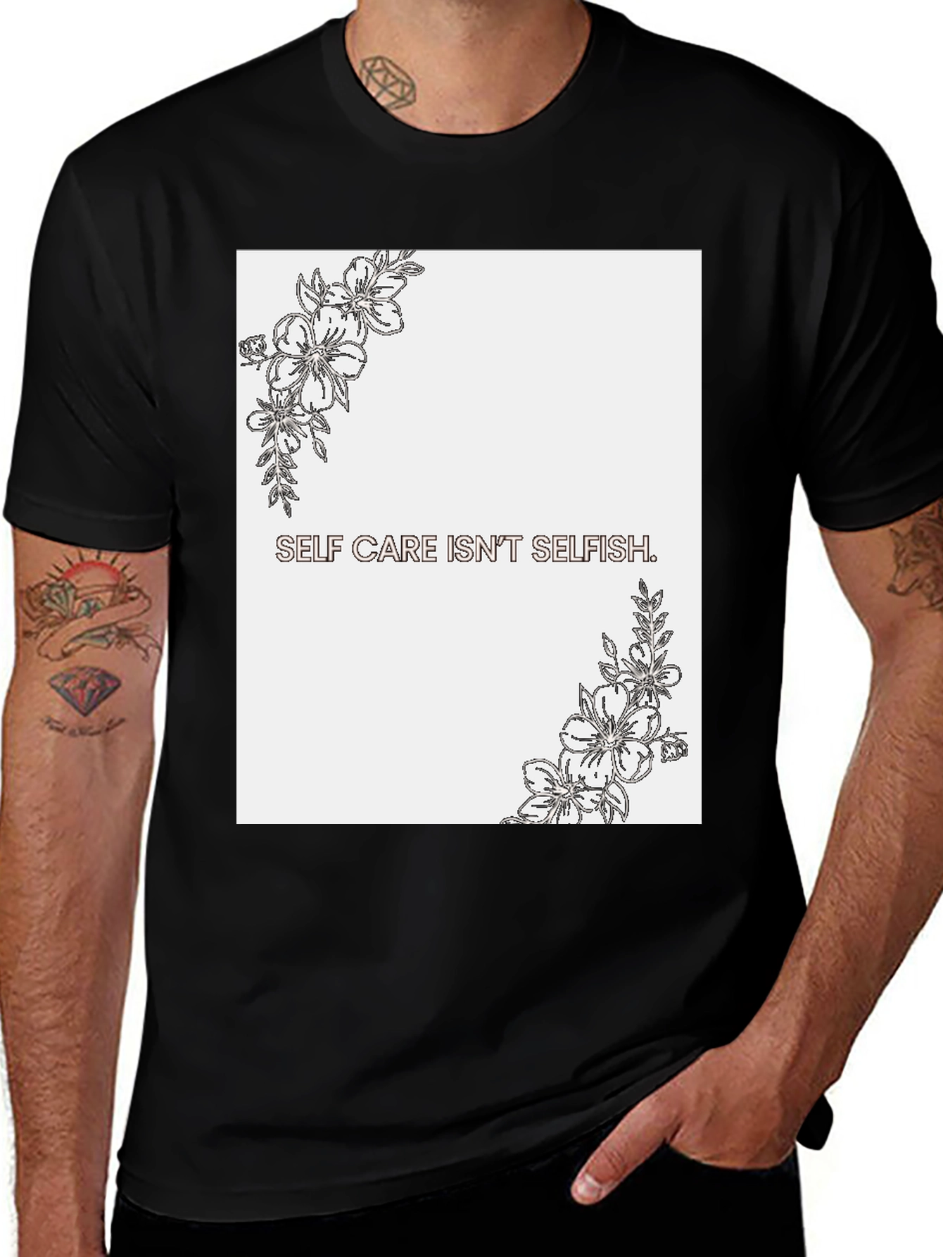 Self Care Isnt Selfish Graphic Tee