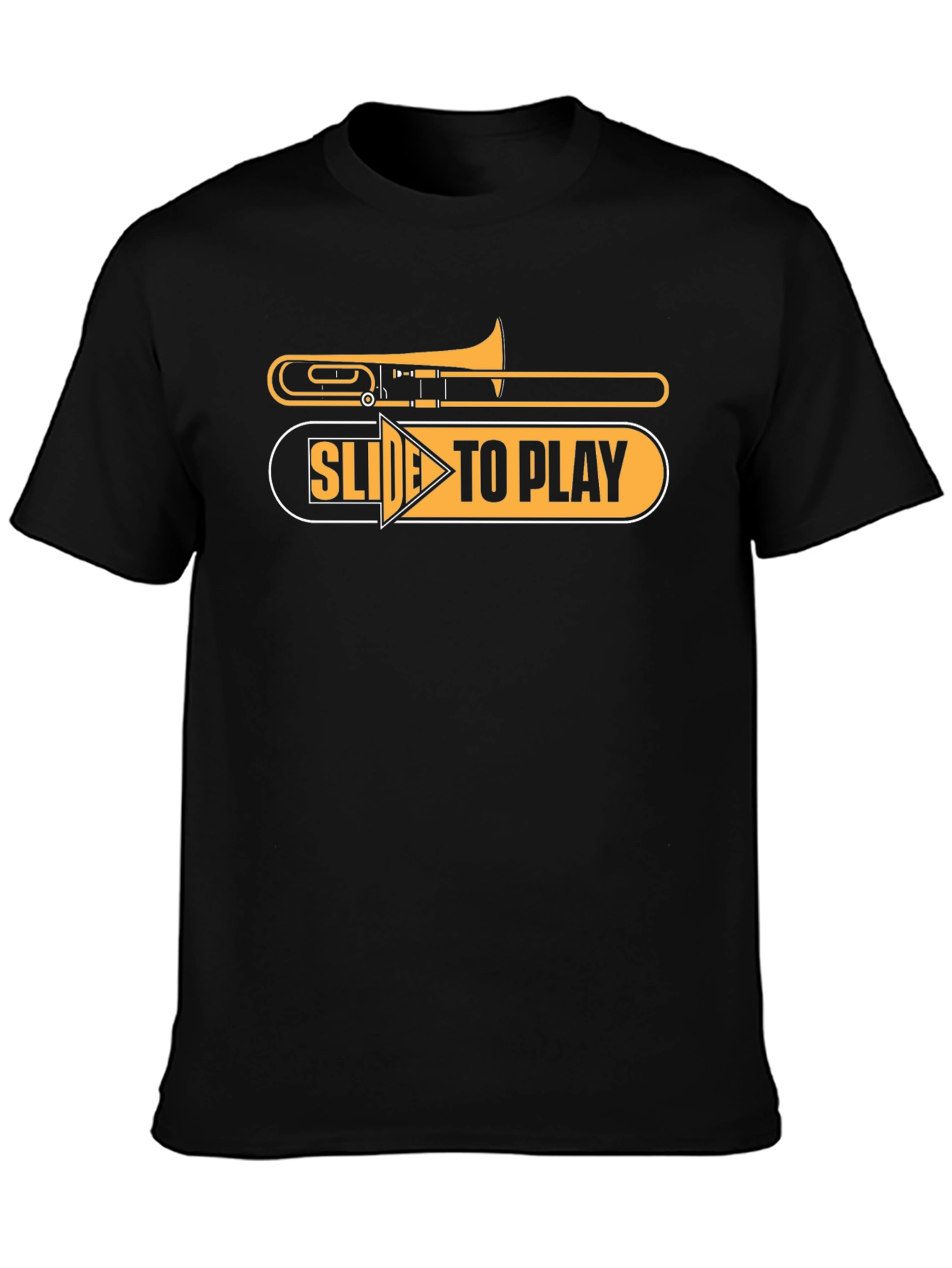 Slide To Play Trombone T-Shirt - Musician Tee