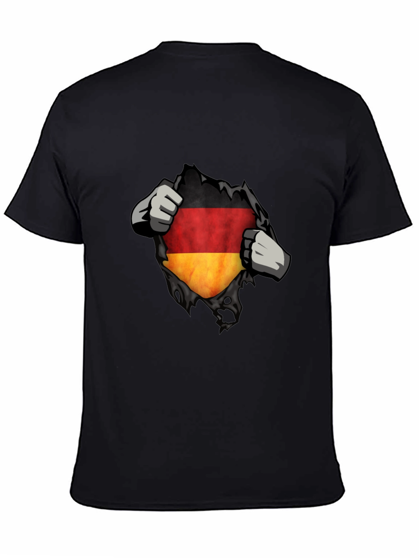 Germany Flag Ripped Shirt - Patriotic Tee