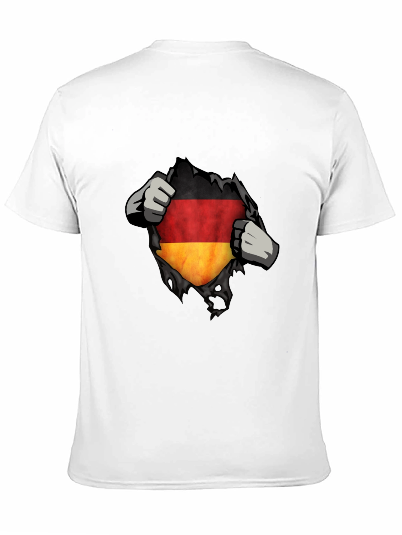 Germany Flag Ripped Shirt - Patriotic Tee