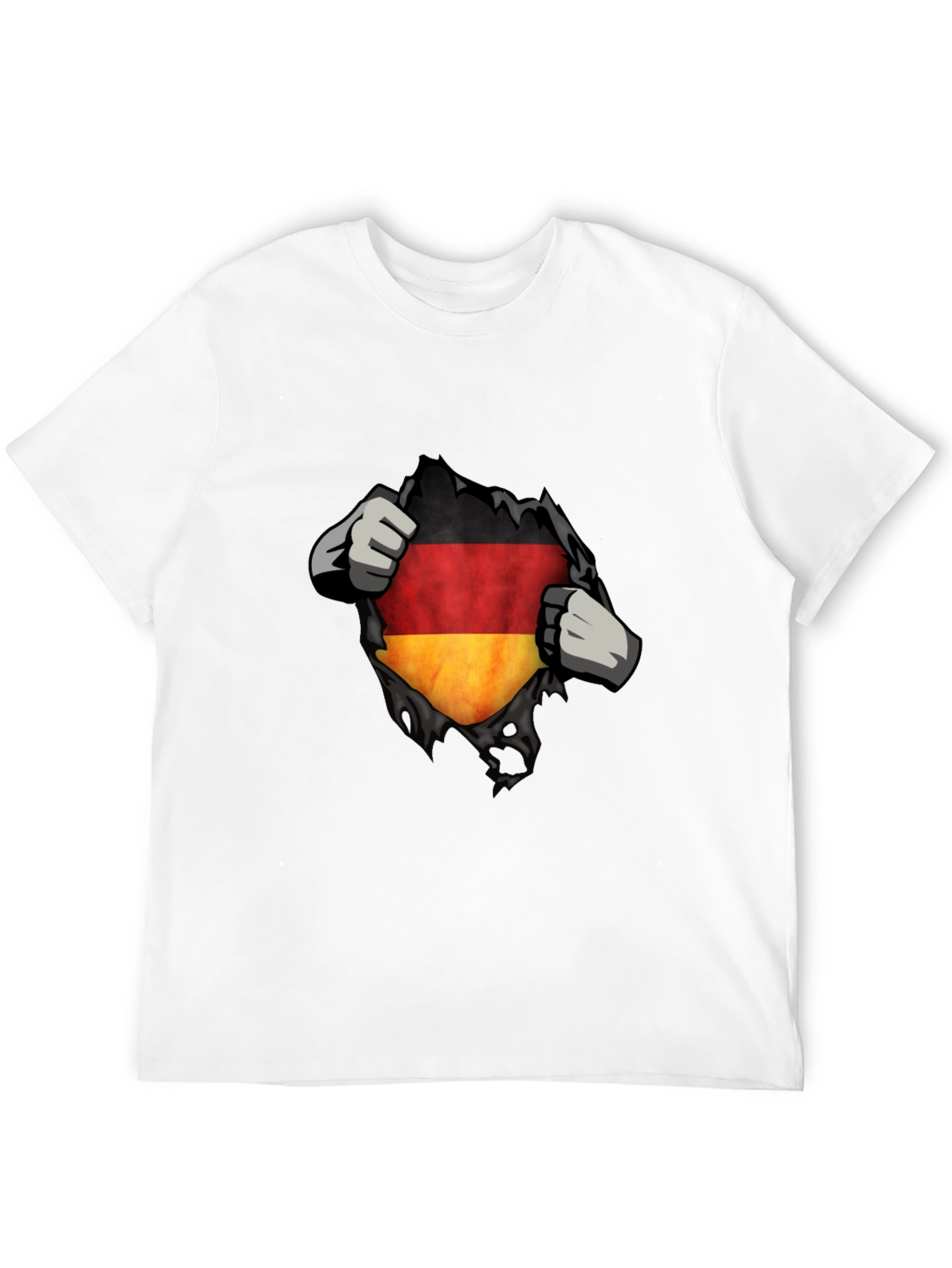 Germany Flag Ripped Shirt - Patriotic Tee