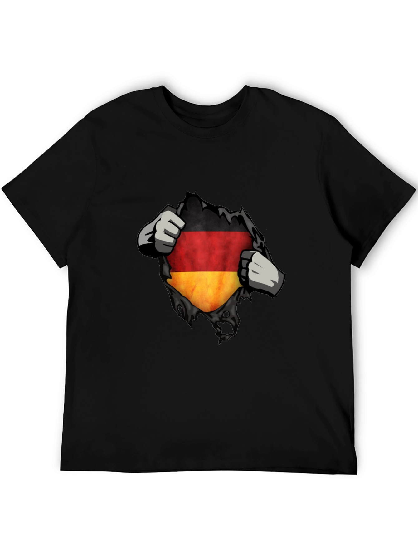 Germany Flag Ripped Shirt - Patriotic Tee