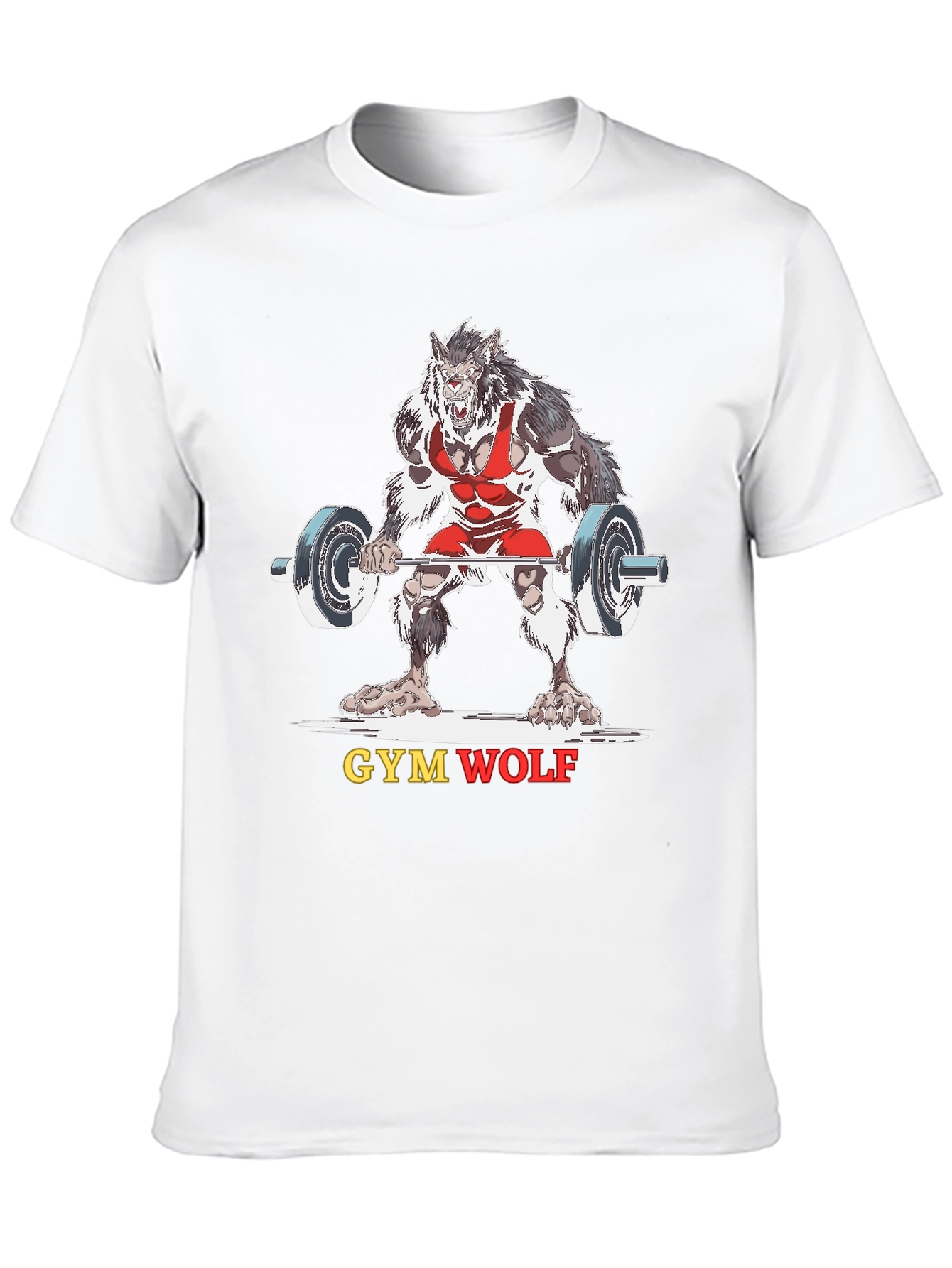 Gym Wolf Black T-Shirt