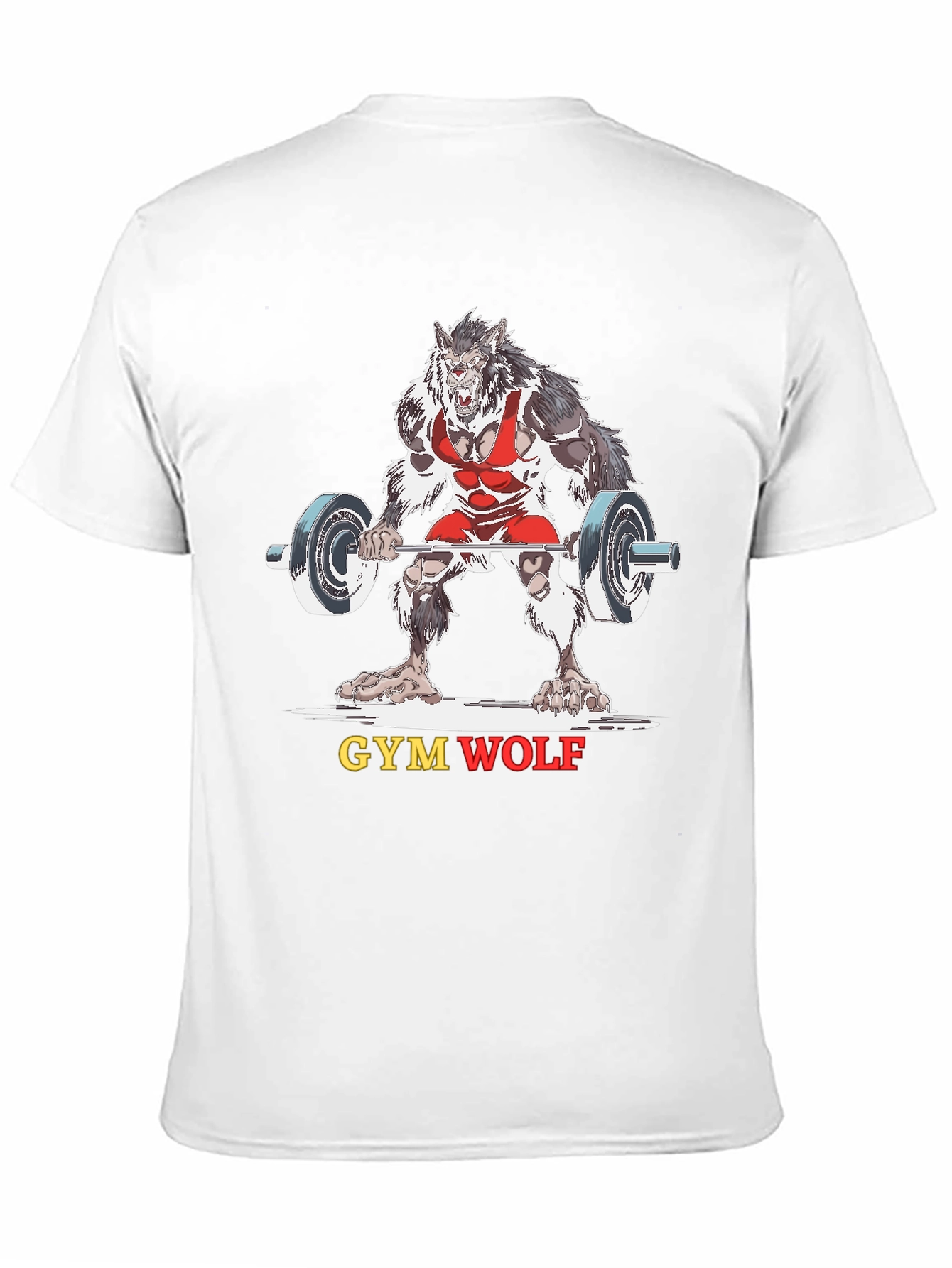 Gym Wolf Black T-Shirt