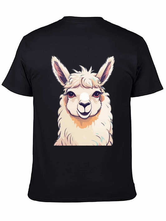 Llama Graphic T-Shirt - Trendy Animal Tee