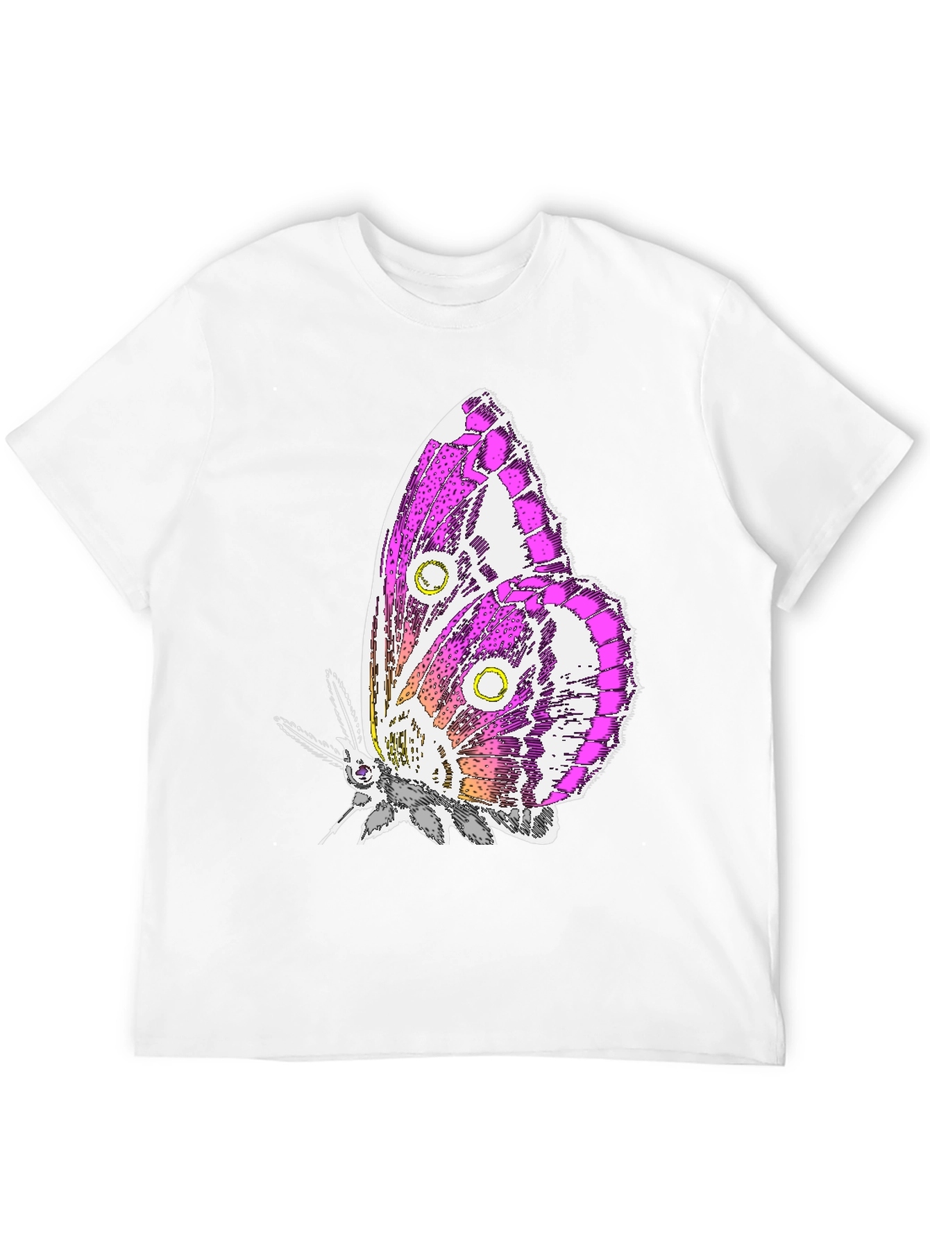 Butterfly Graphic T-Shirt - Stylish Unisex Tee