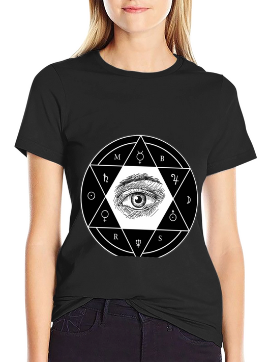 Occult Eye Graphic Tee - Unisex Black T-Shirt