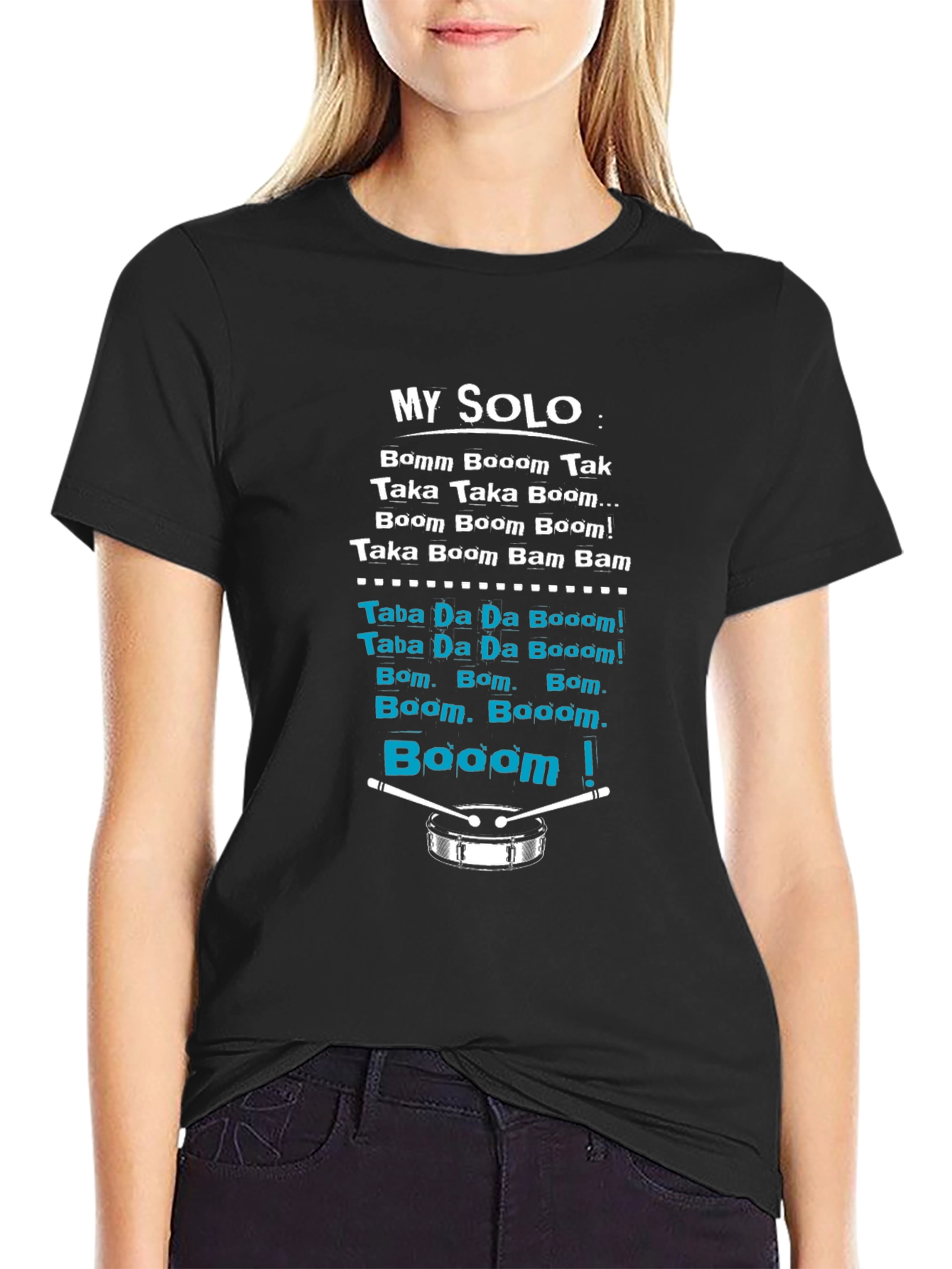 Drummers My Solo T-Shirt - Percussion Music Tee